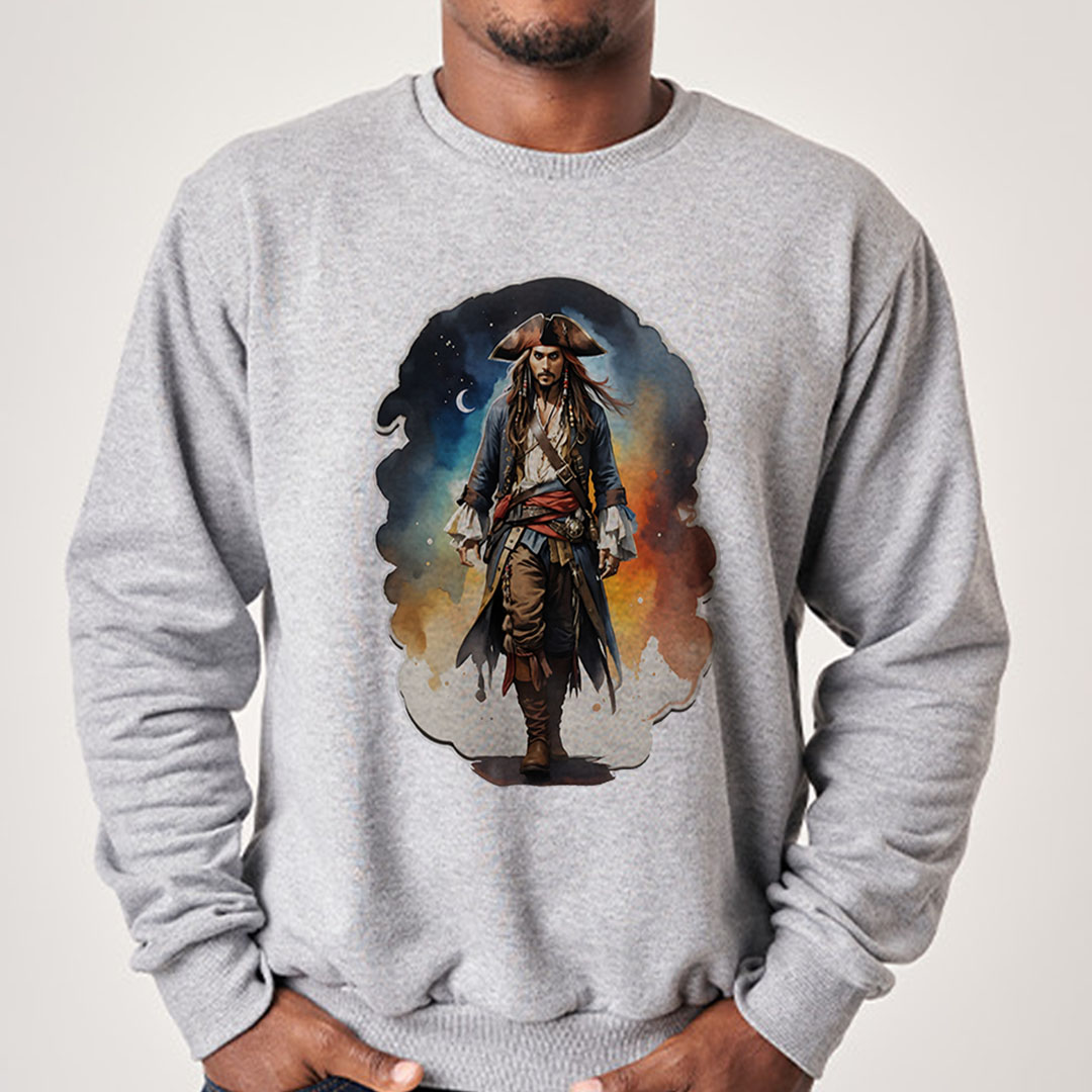 Capitão Jack Sparrow | Pirata dos Caribe - Moletom