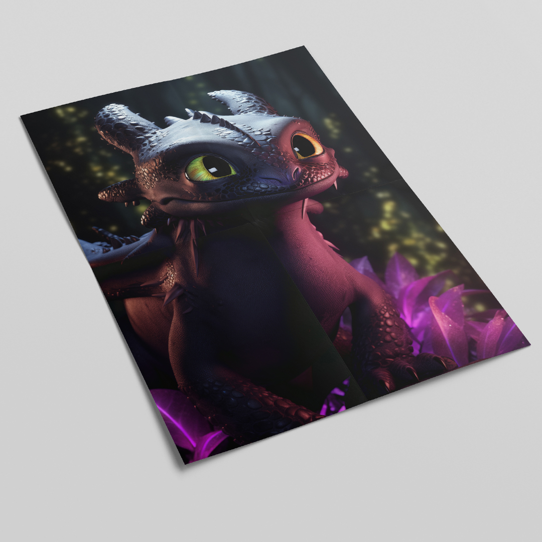 Banguela | Como Treinar seu Dragão - Pôster Quadro