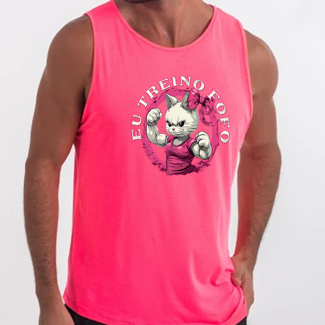 Gatinha Treino Fofo | Regata Sport UV