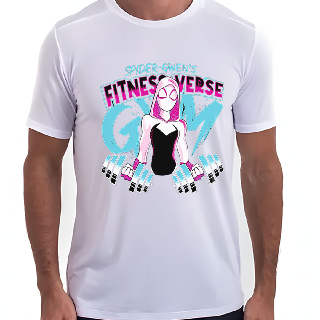 Fitness Verse - Spider Gwen's Aranhaverso | Camiseta Sport UV