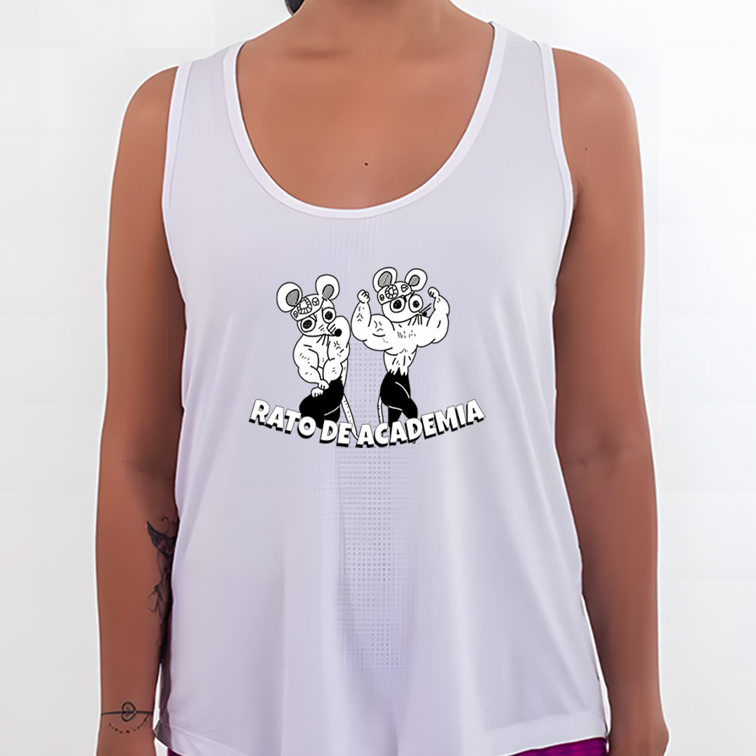 Rato de Academia - Ratos Demon Slayer | Regata Sport UV Feminina