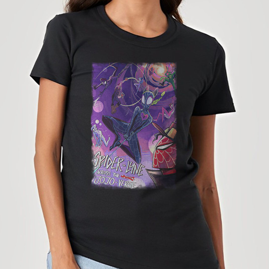 Jolyne no Aranha Jojo Verso - Jojo's Bizarre Adventure | Camiseta Feminina