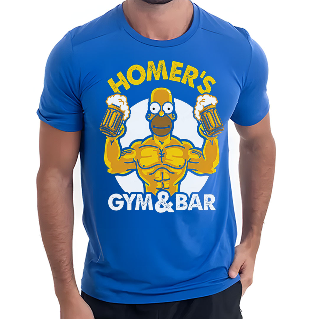 Homer Simpson Musculoso | Camiseta Sport UV