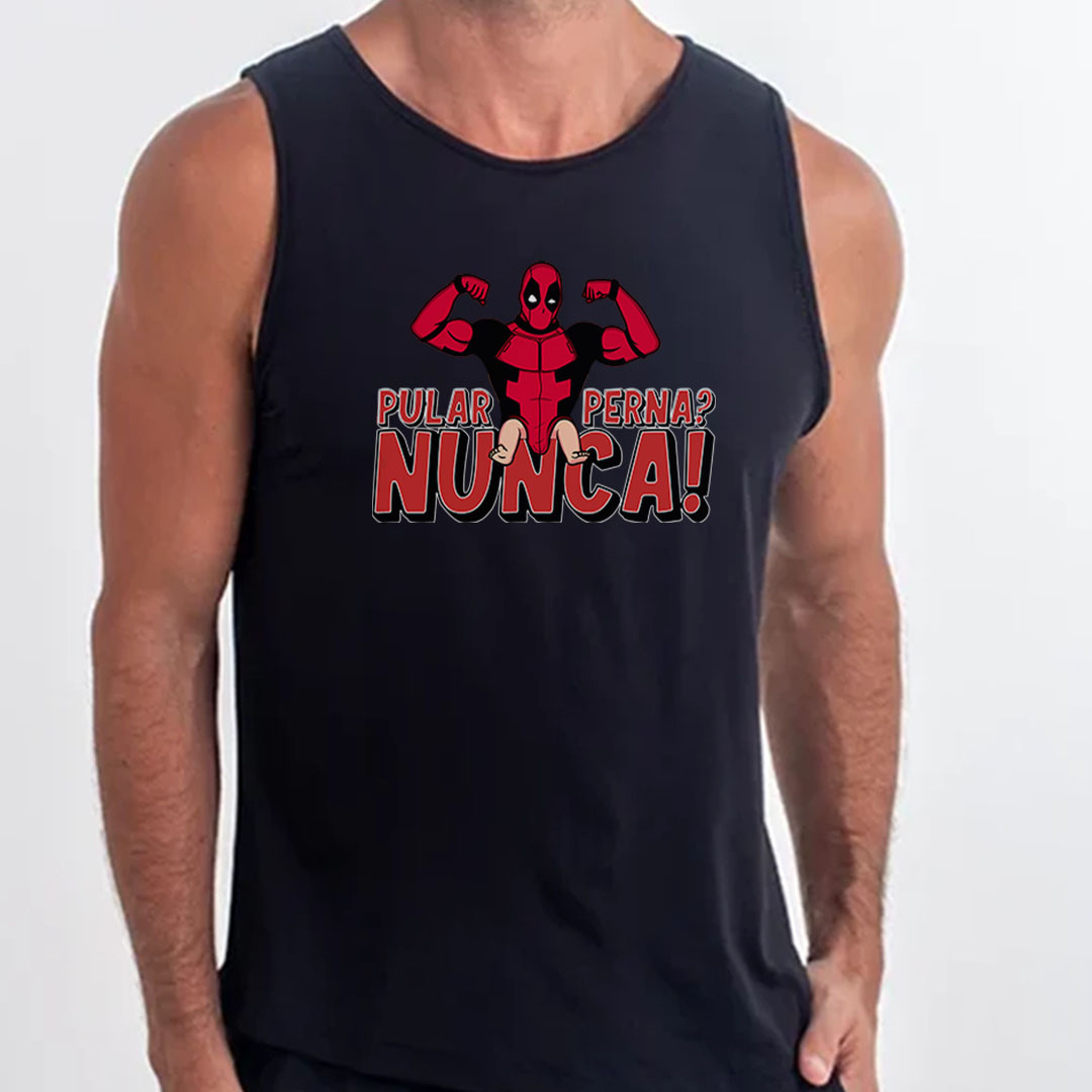 Deadpool Treino de Perna - | Regata Sport UV