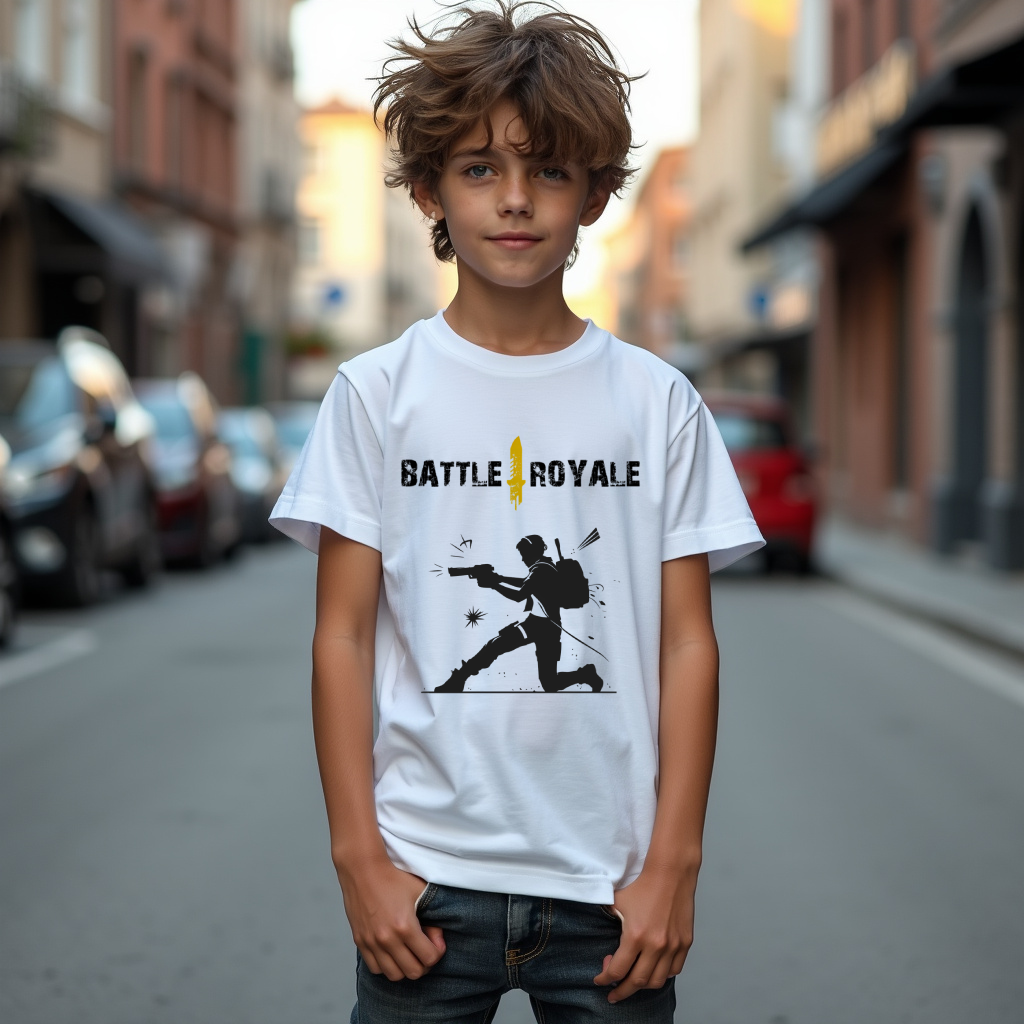 CAMISETA COMFORT INFANTIL - BATTLE ROYALE