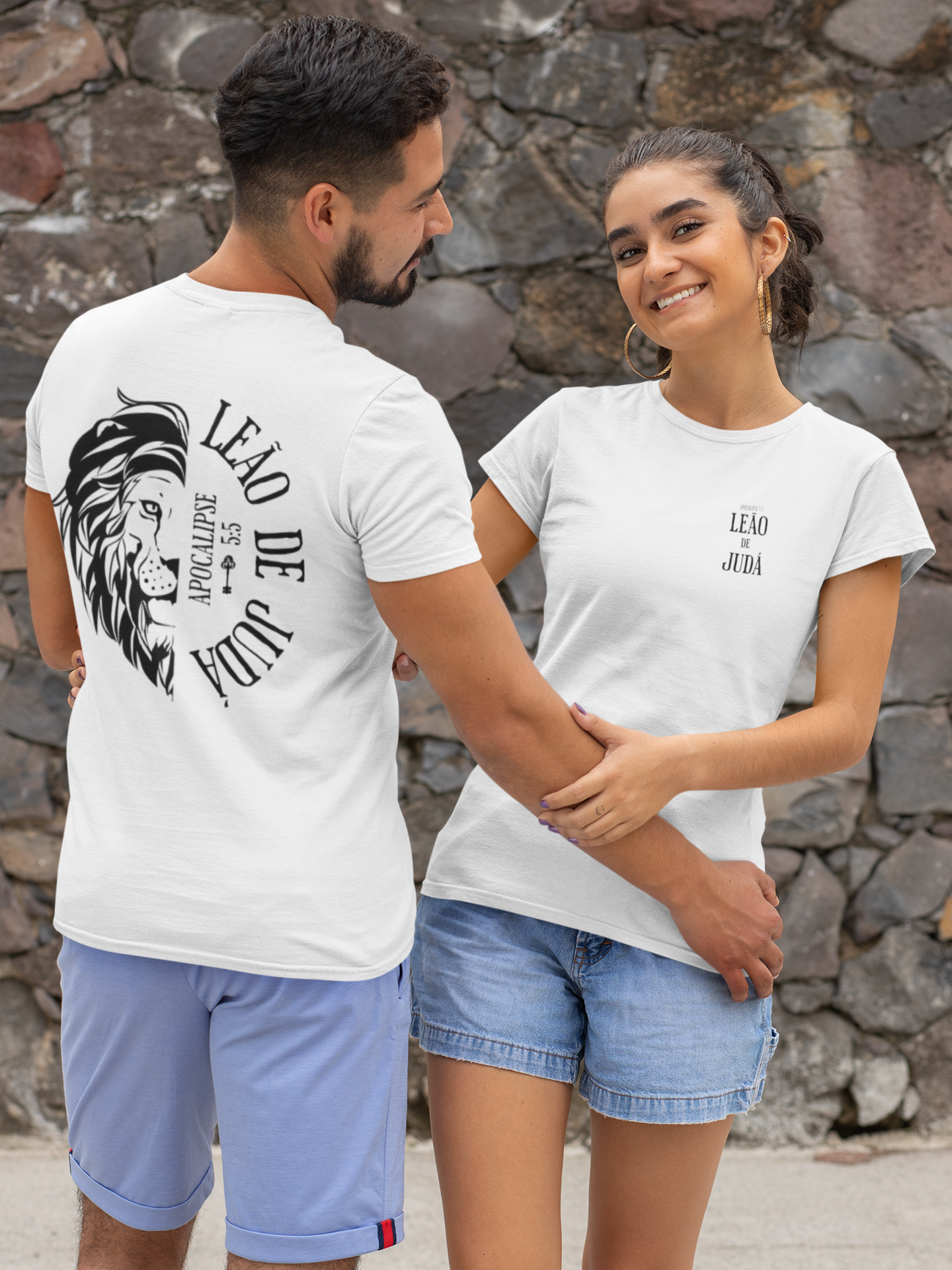 Camiseta Leão de Judá - Classic clara