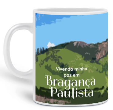 Caneca Vivendo Minha Paz em Bragança Paulista