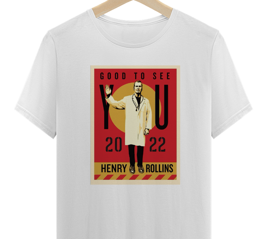 Camiseta Henry Rollins (Rollins Band) Good to See you Tour 2022