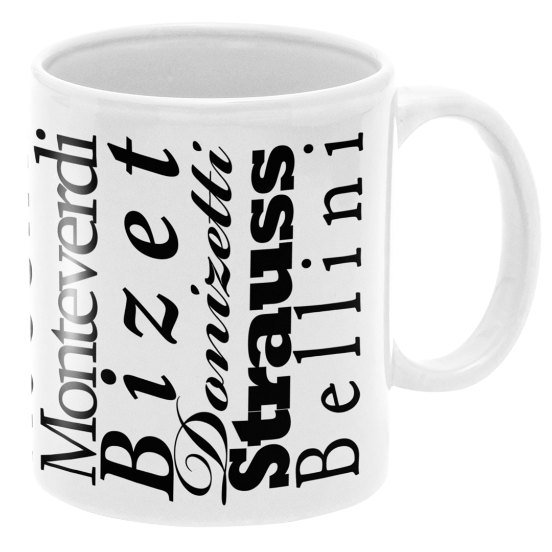 Caneca Compositores da Ópera