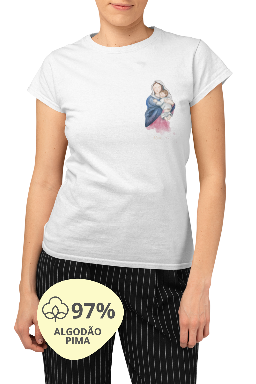 Camiseta Pima - Mãezinha de Deus #02