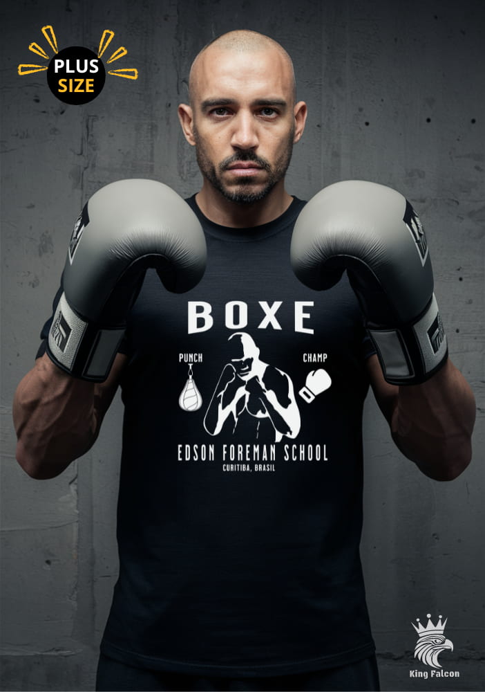Camiseta Boxe PLUS SIZE - Foreman