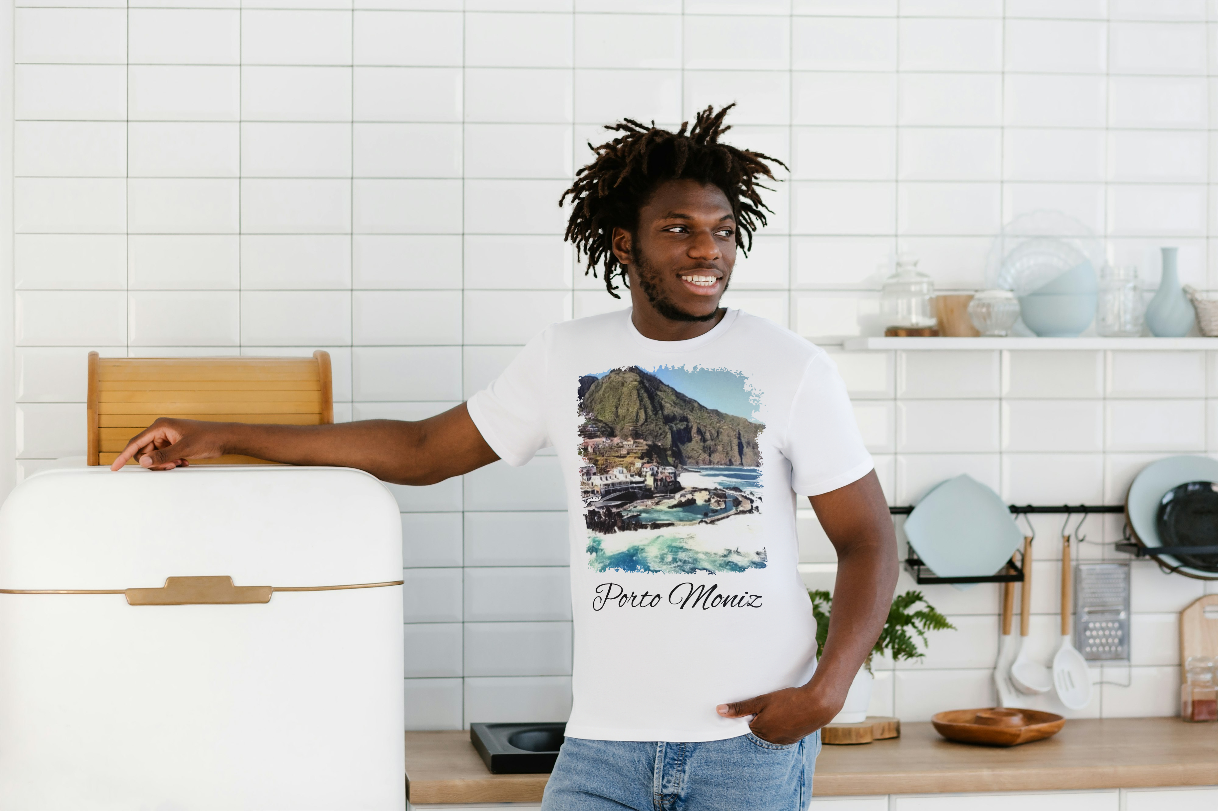 Camiseta  Masculina Porto Moniz