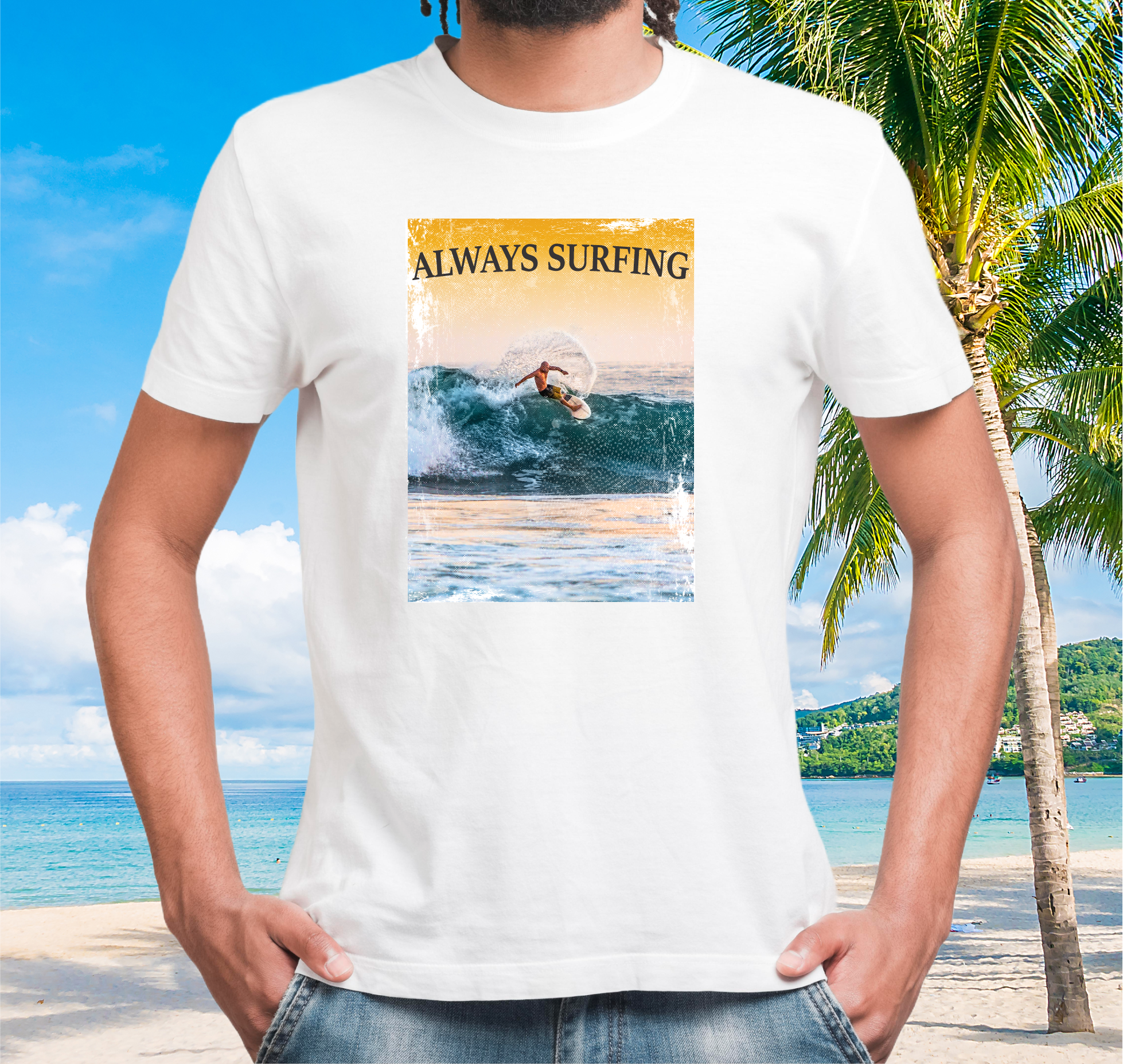 Camiseta Always Surfing Frontside - Ref 1102