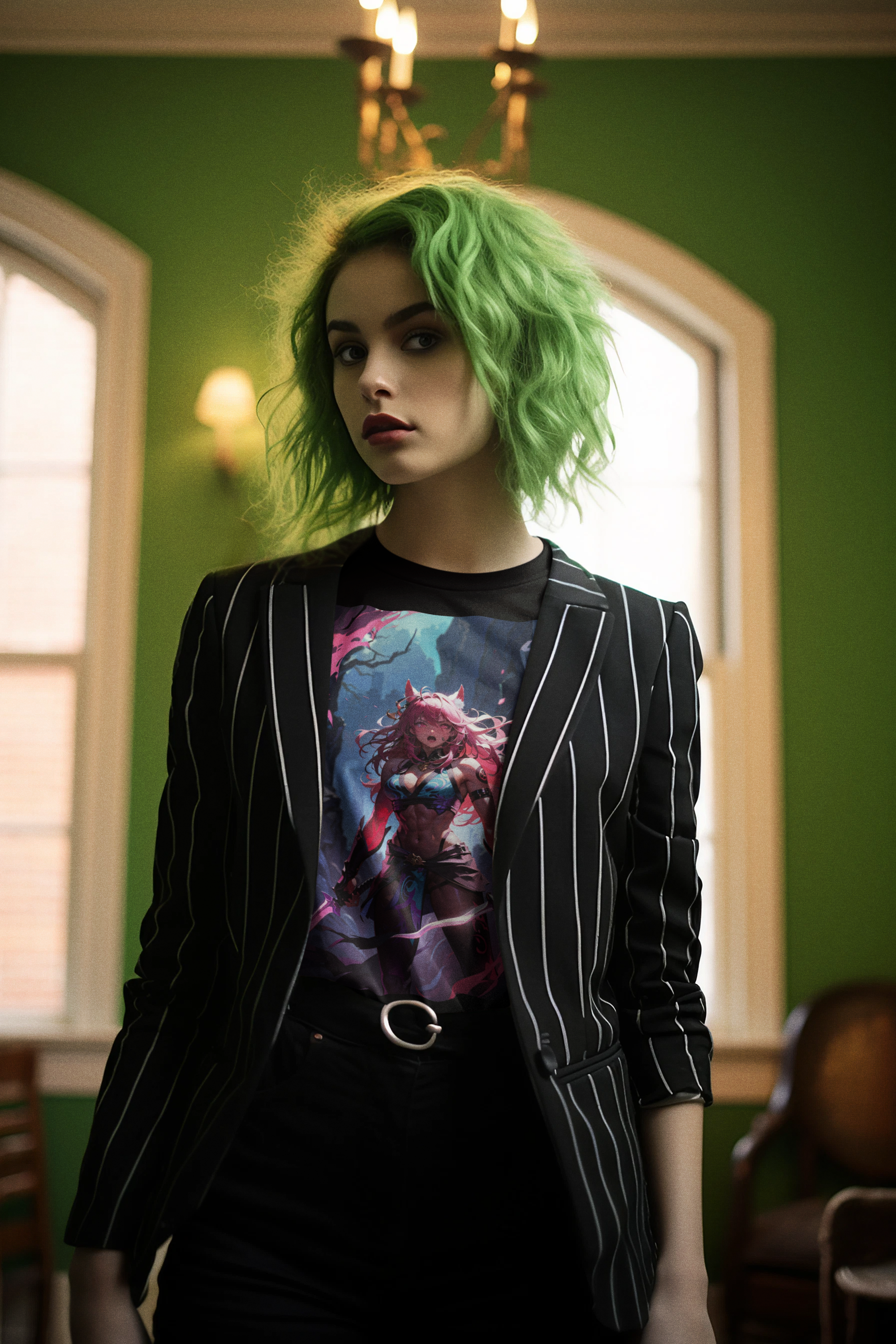 Spade Anime Girl - Unissex T-Shirt