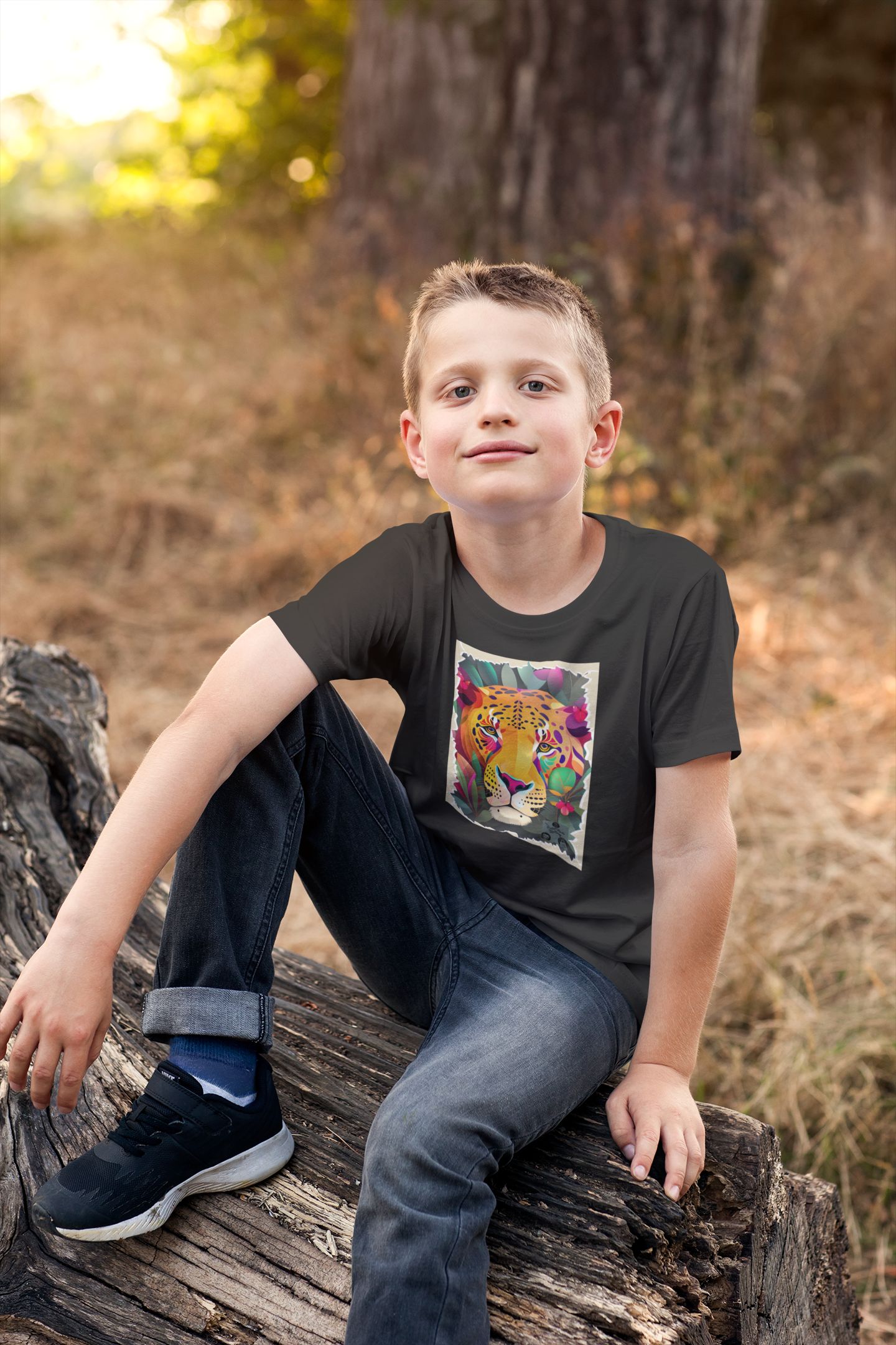 Camiseta Quality Infantil (10 a 14) - Face do Jaguar