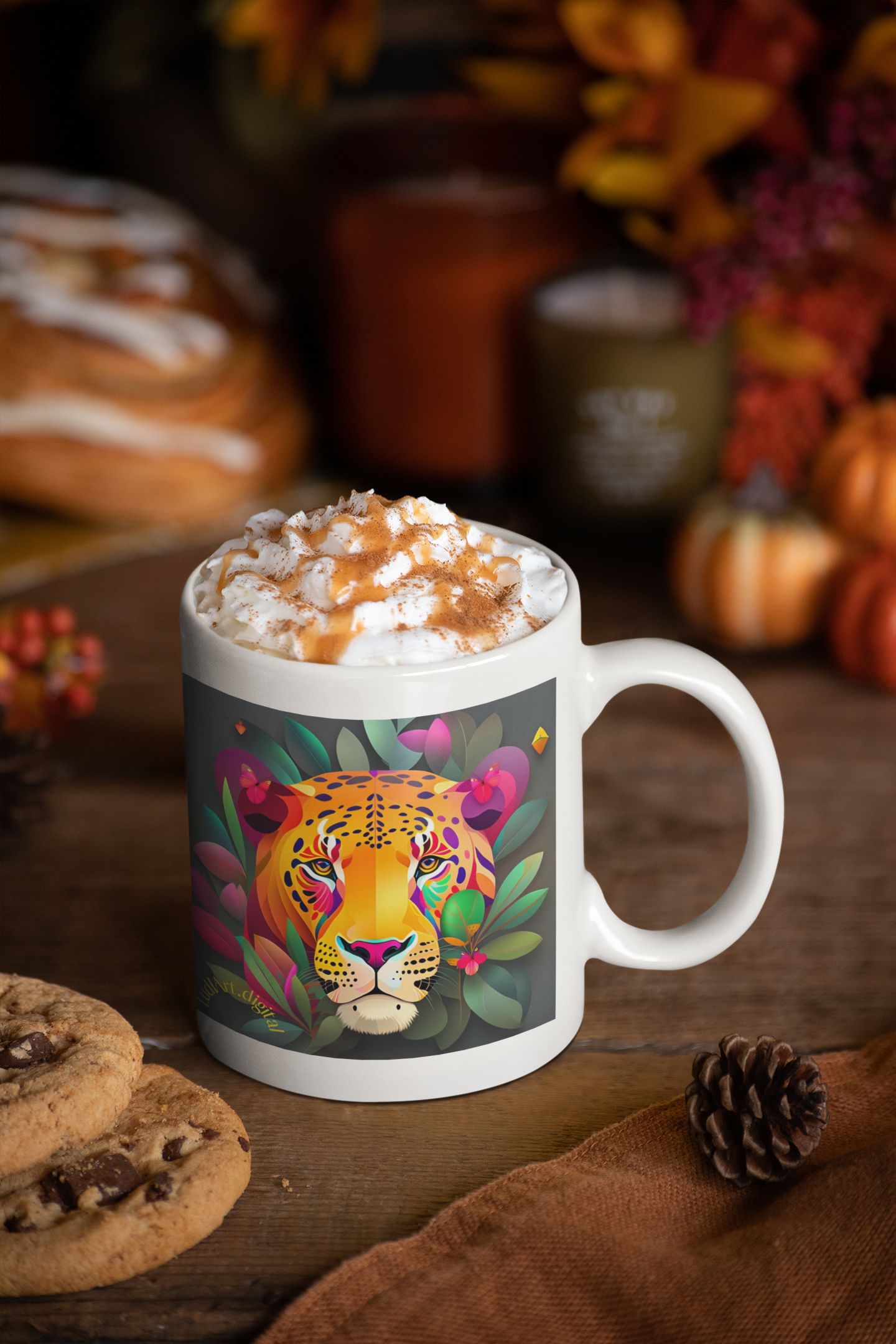 Caneca Face do Jaguar 01/04# (Lado 2 cinza)