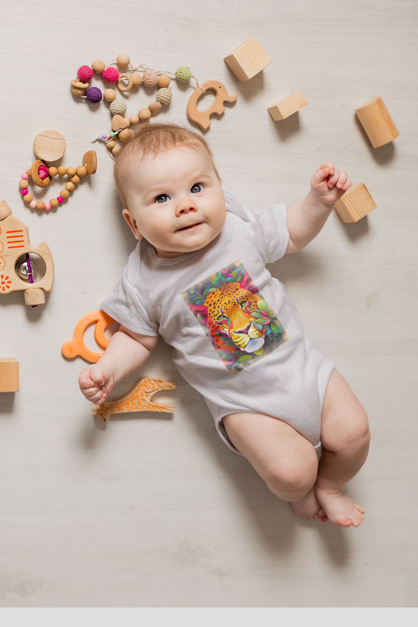 Body Infantil - Face do Jaguar