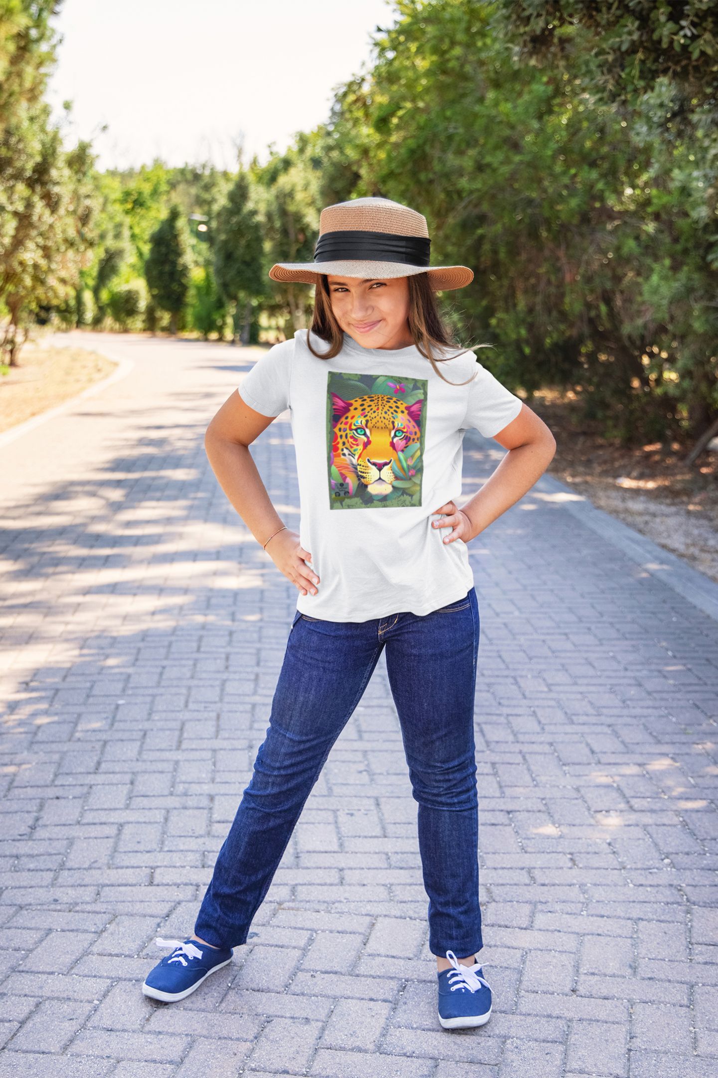 Camiseta Quality Infantil (10 a 14) - Face do Jaguar