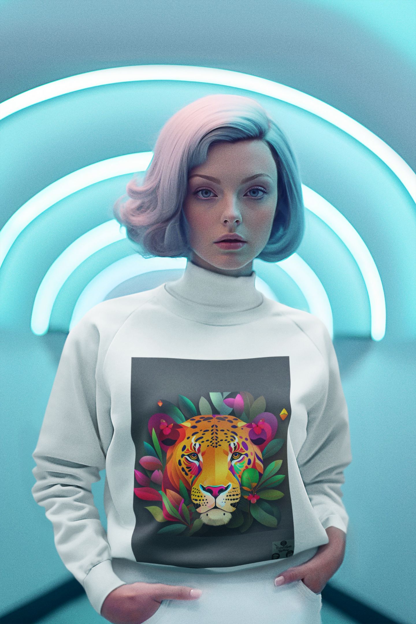 Moletom Fechado Unissex Coleção Face do Jaguar #01/04