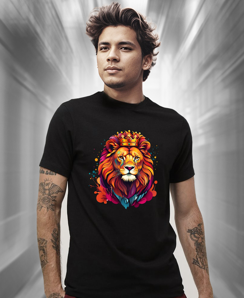 T-shirt Leão 