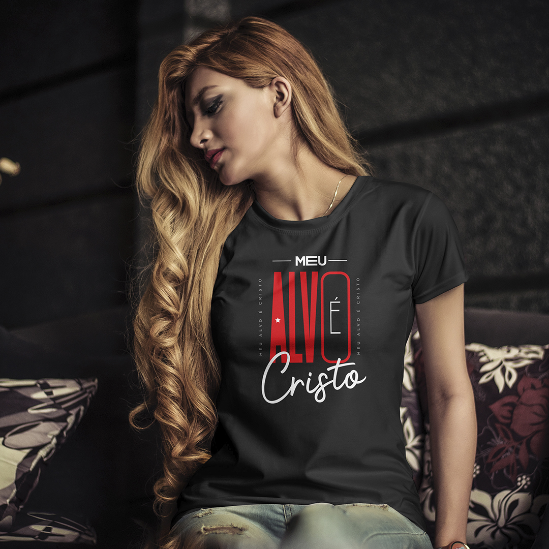 Camiseta Feminina - Meu alvo é Cristo