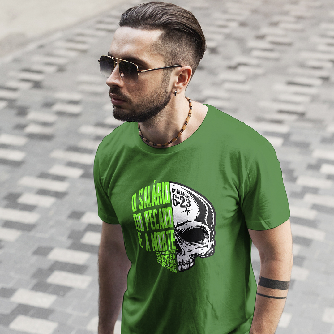 Camiseta masculina - O salário do pecado
