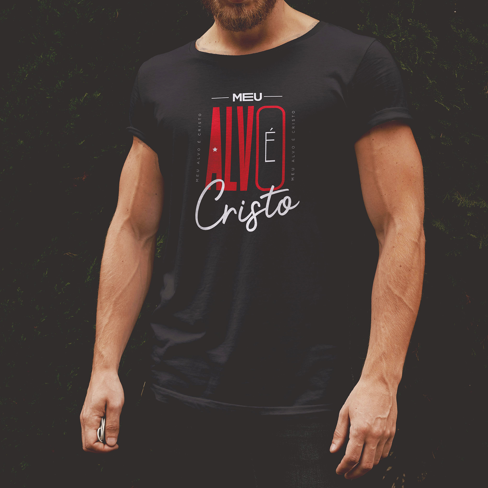 Camiseta Masculina - Meu alvo é Cristo