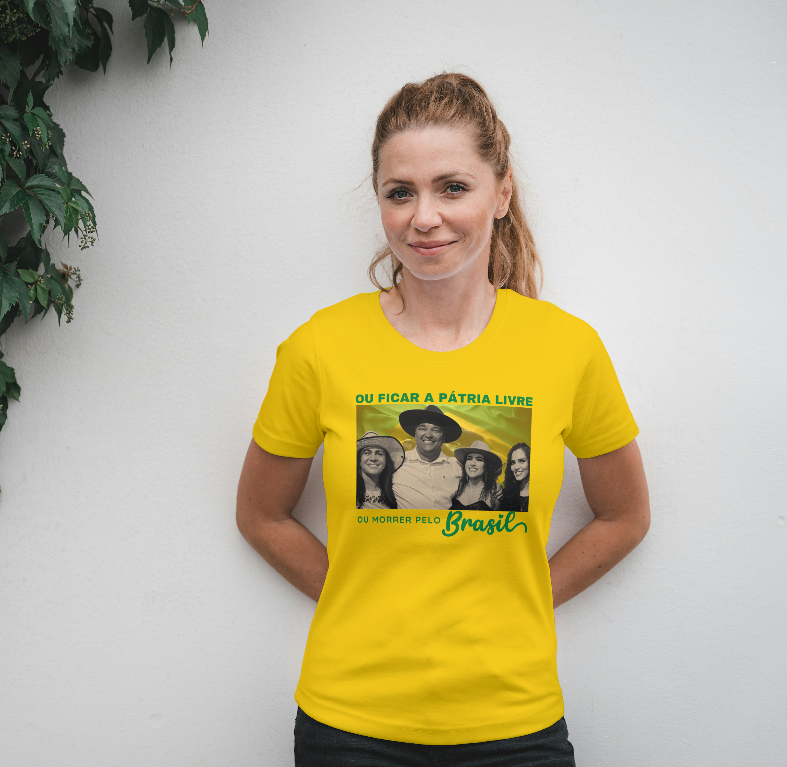 Família Patriota - Camiseta feminina