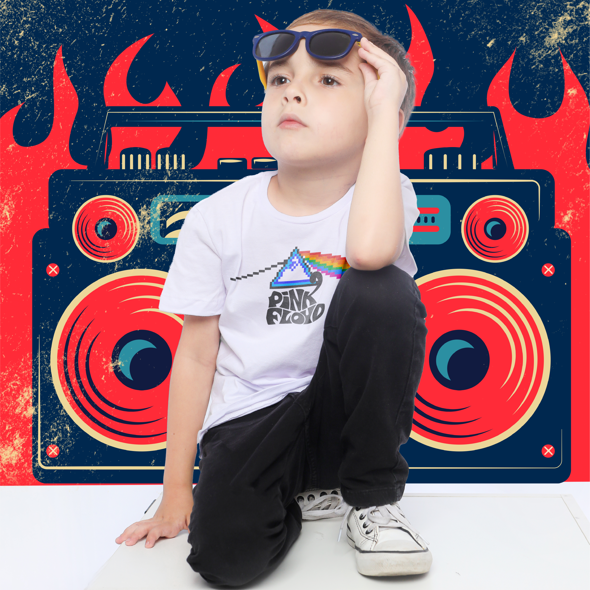 PINK FLOYD PIXEL T-SHIRT