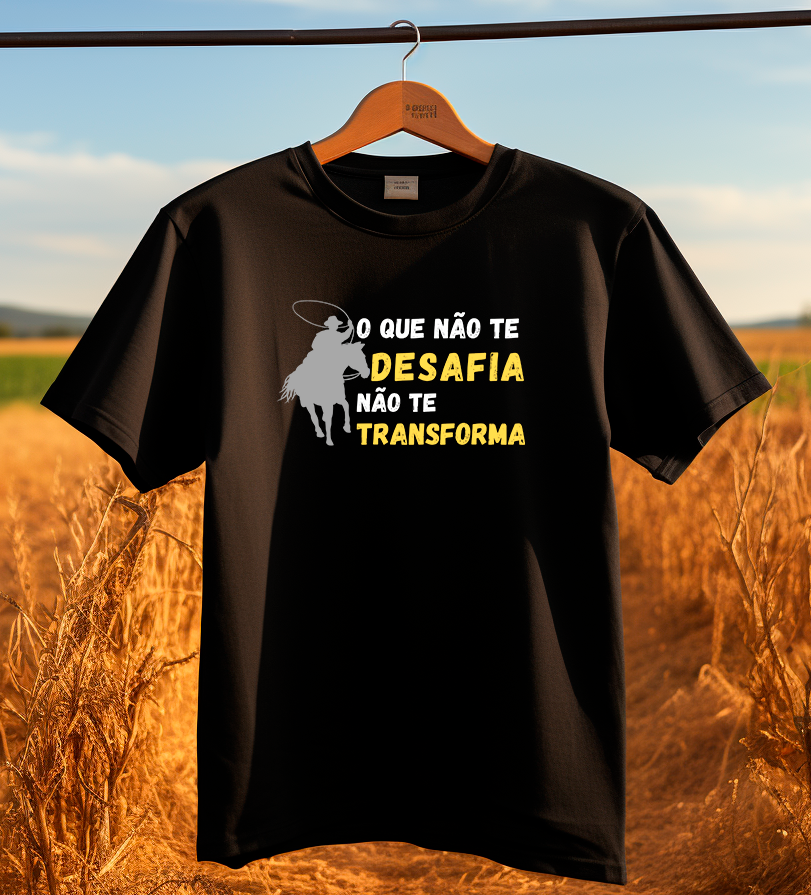 TSHIRT DESAFIO E TRANSFORMAÇÃO
