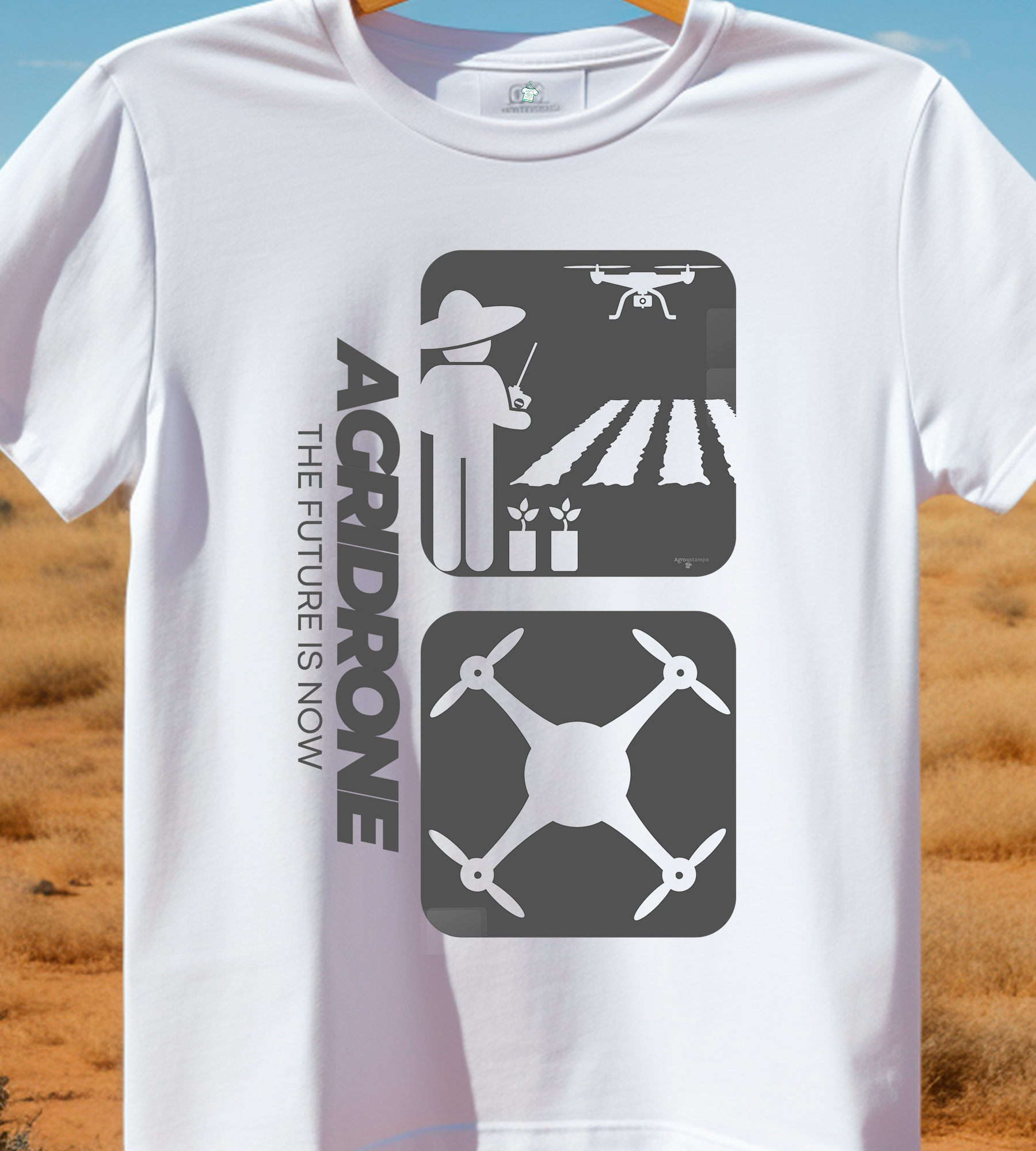 TSHIRT AGRIDRONE - CLARA