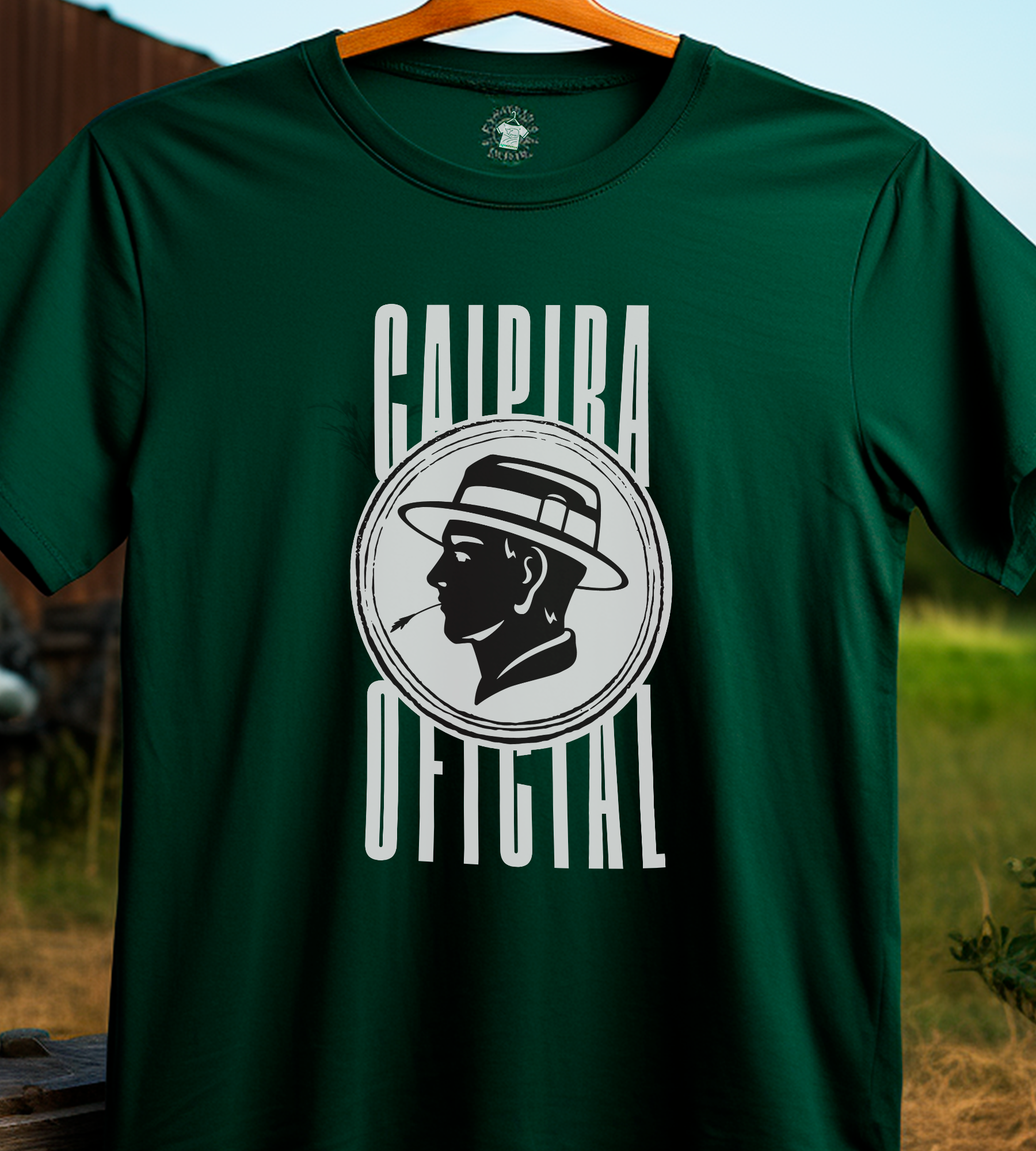 TSHIRT CAIPIRA OFICIAL - ESCURA