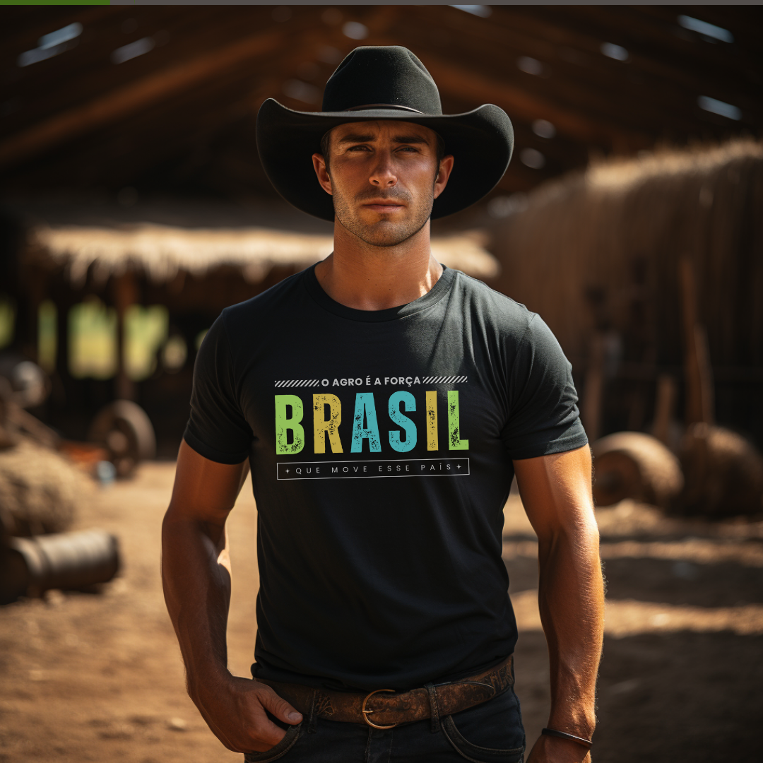 TSHIRT A FORÇA DO AGRO