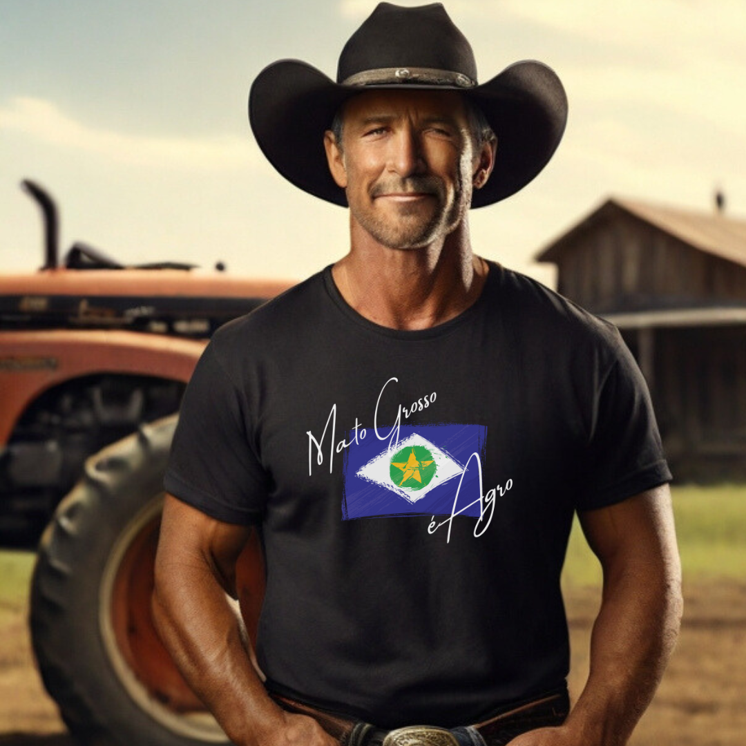 TSHIRT MATO GROSSO É AGRO