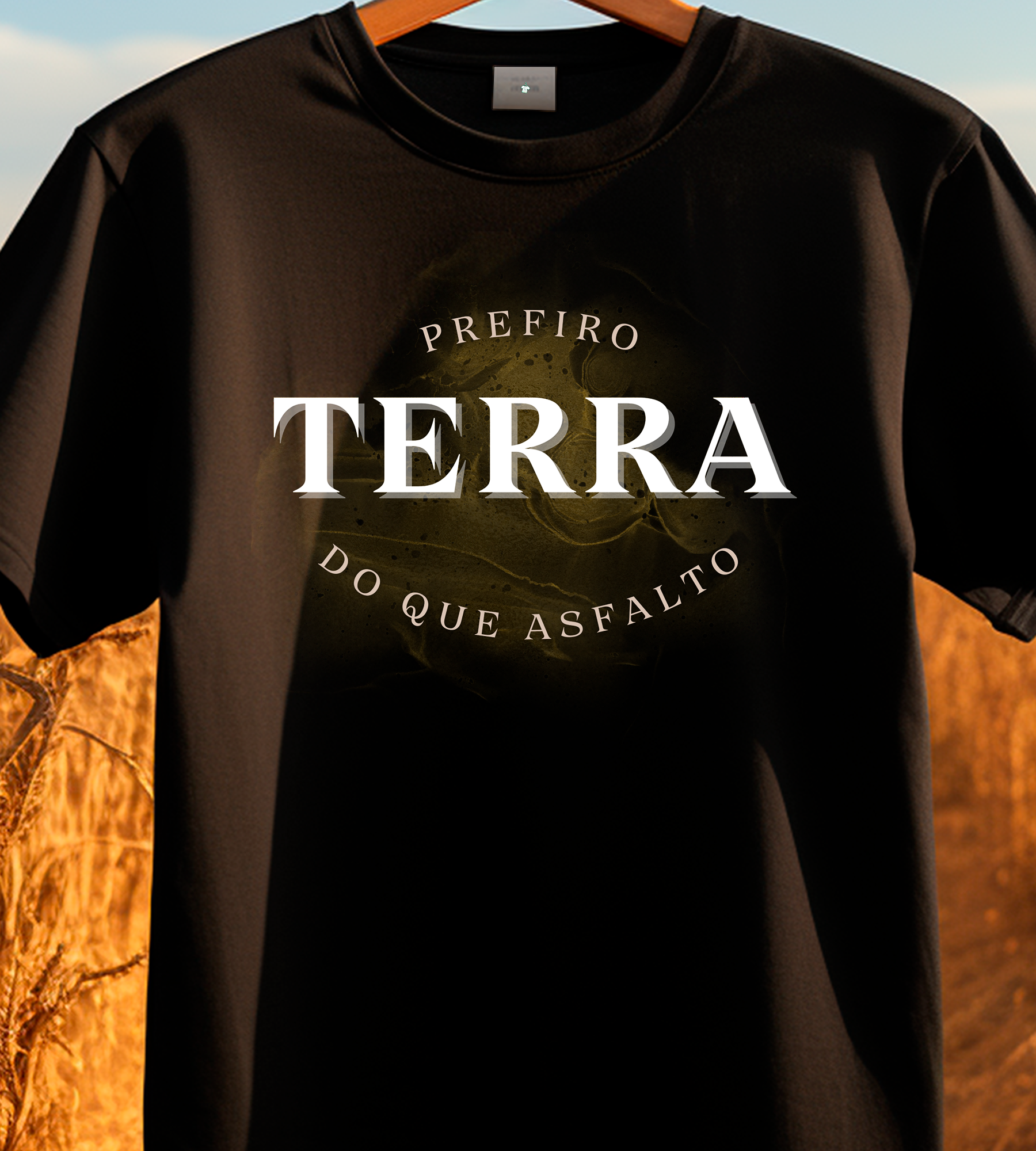 TSHIRT PREFIRO TERRA - ESCURA