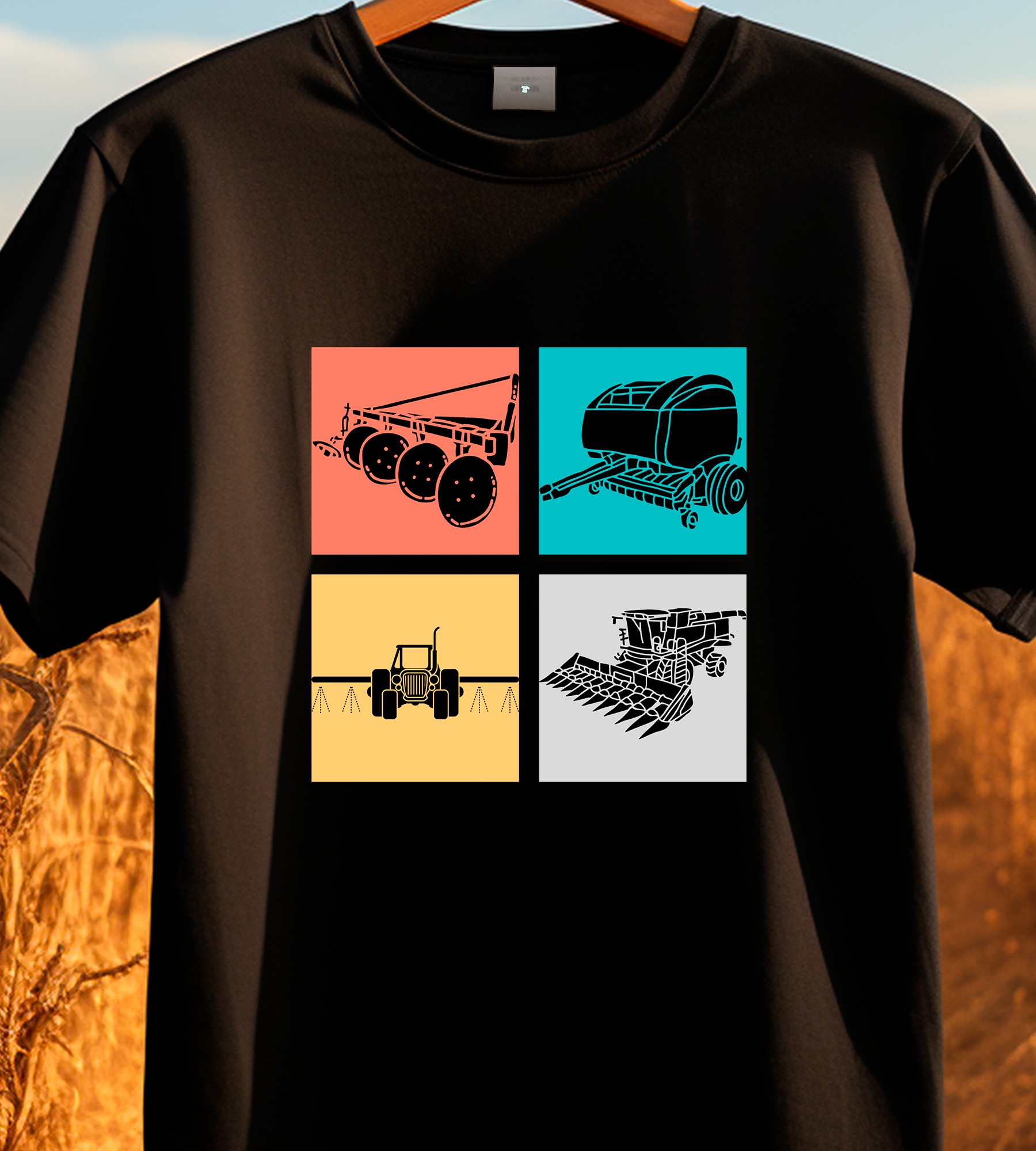 TSHIRT QUATRO FASES - ESCURA