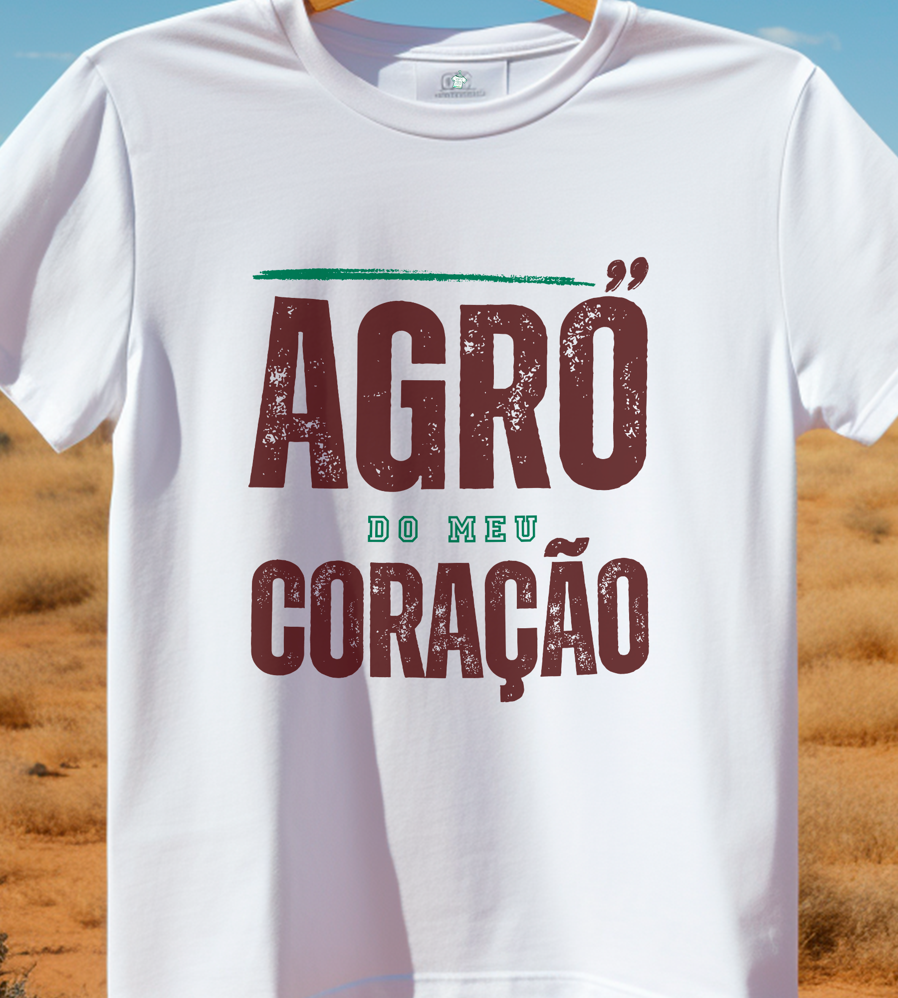 TSHIRT AGRO DO MEU CORAÇÃO - CLARA