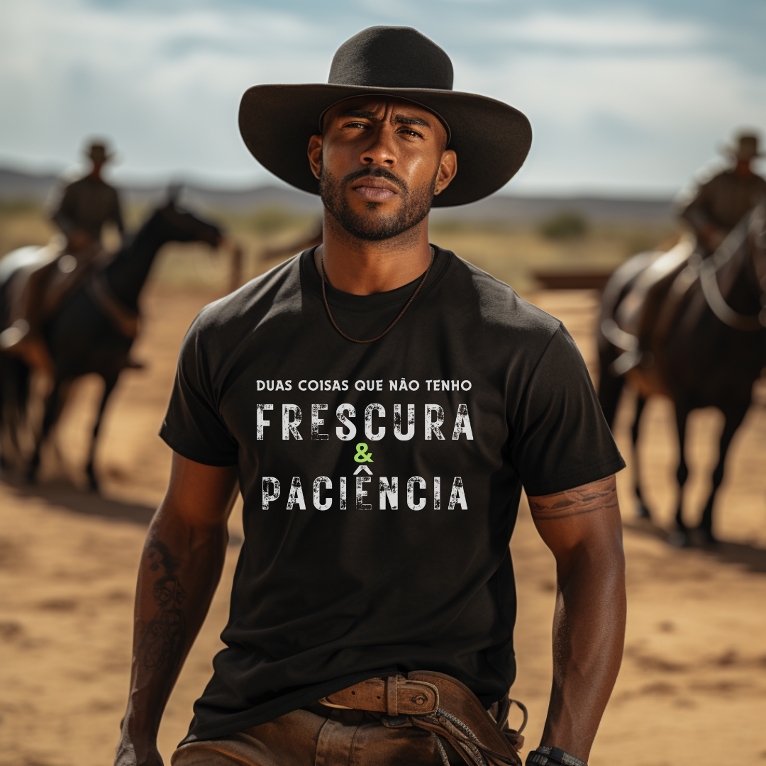 TSHIRT FRESCURA E PACIÊNCIA