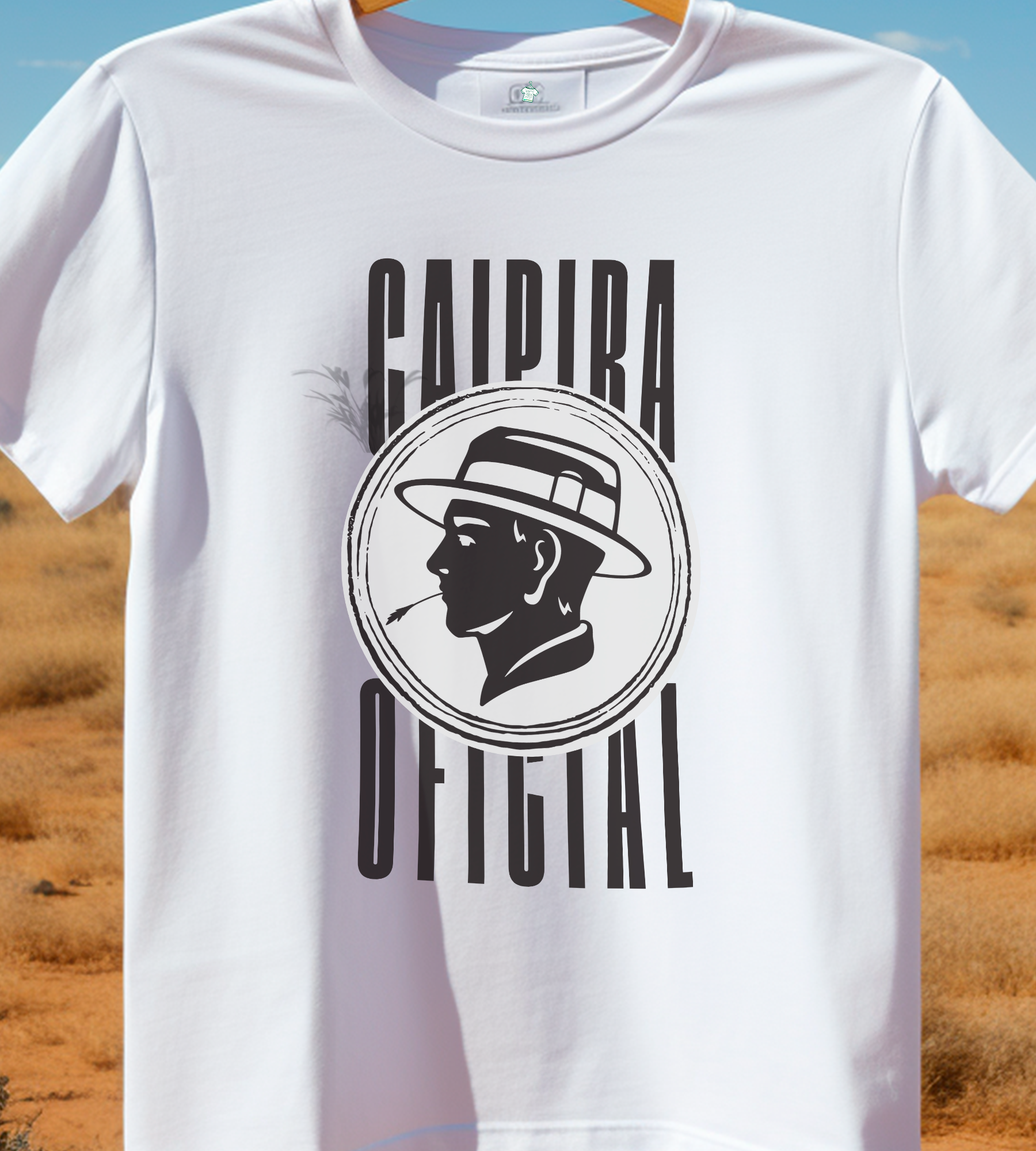 TSHIRT CAIPIRA OFICIAL - CLARA