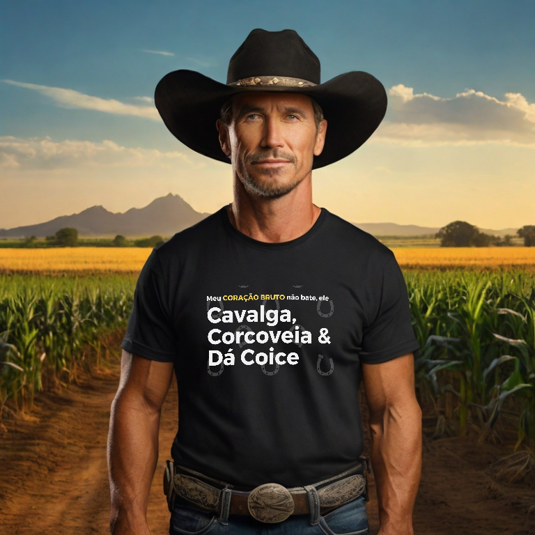 TSHIRT CORAÇÃO BRUTO