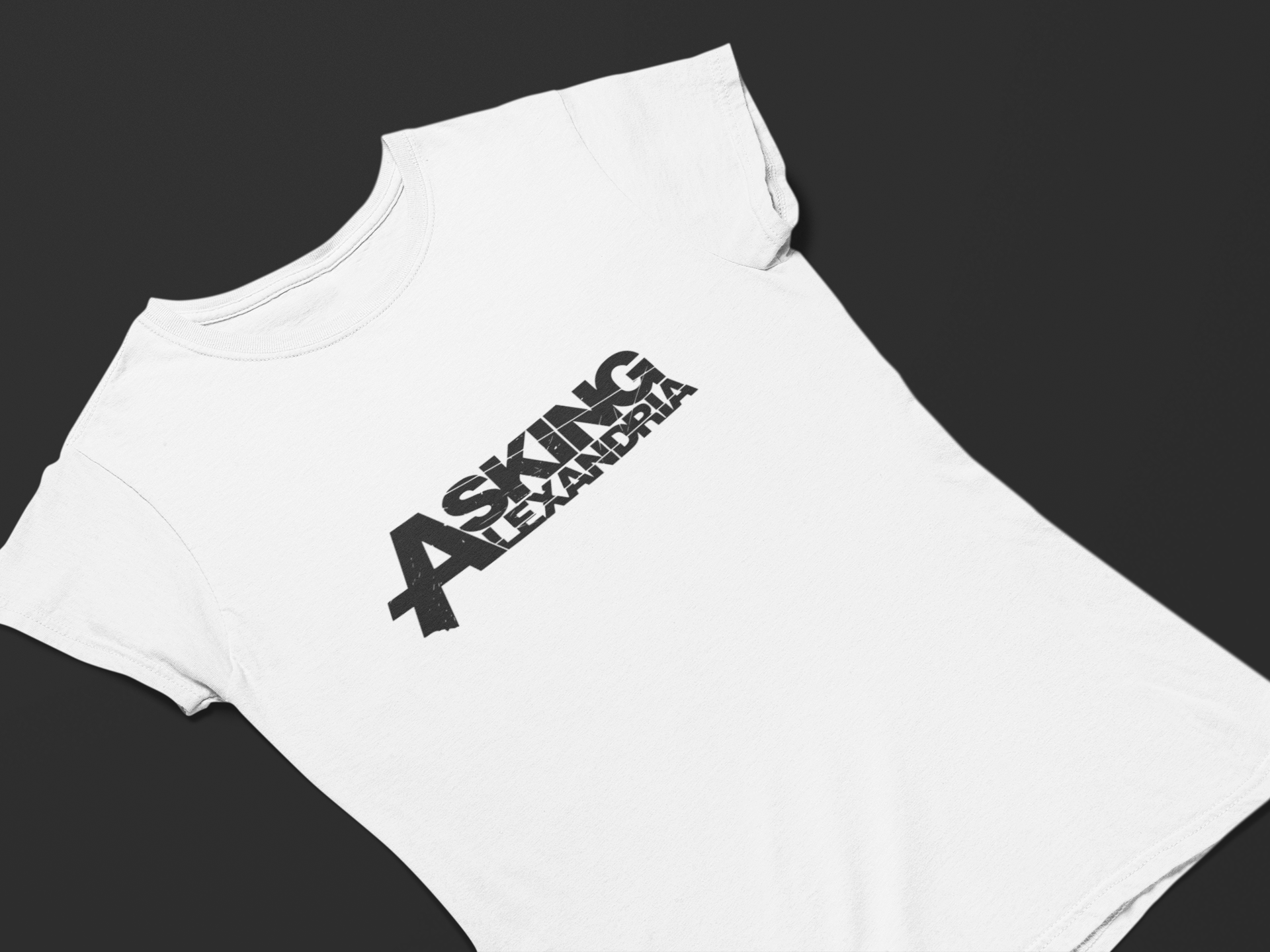 Camiseta Dizbocado Corte BabyLook - Asking Alexandria