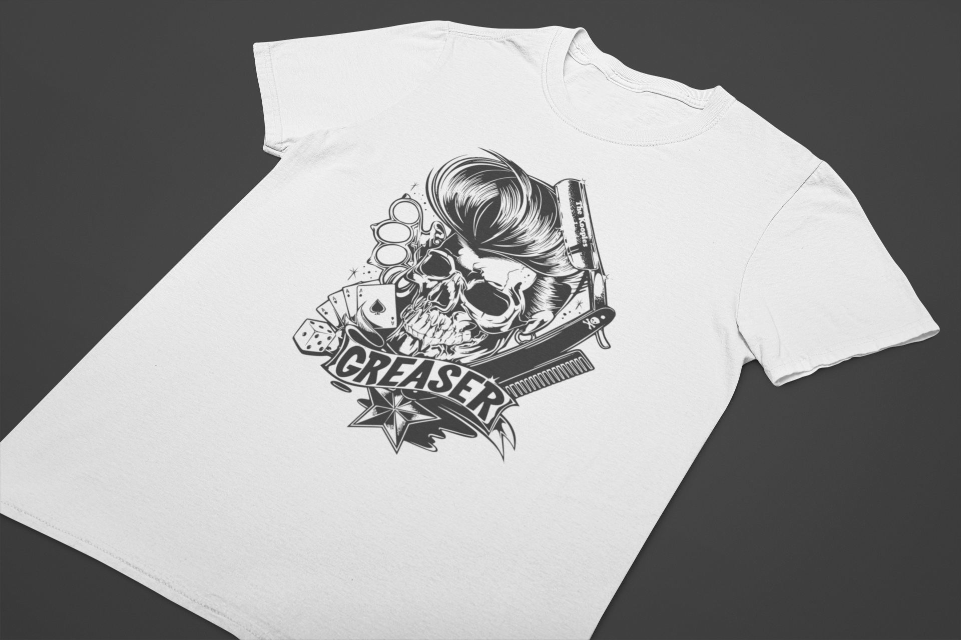 Camiseta Dizbocado Corte Regular - Elvis Caveira