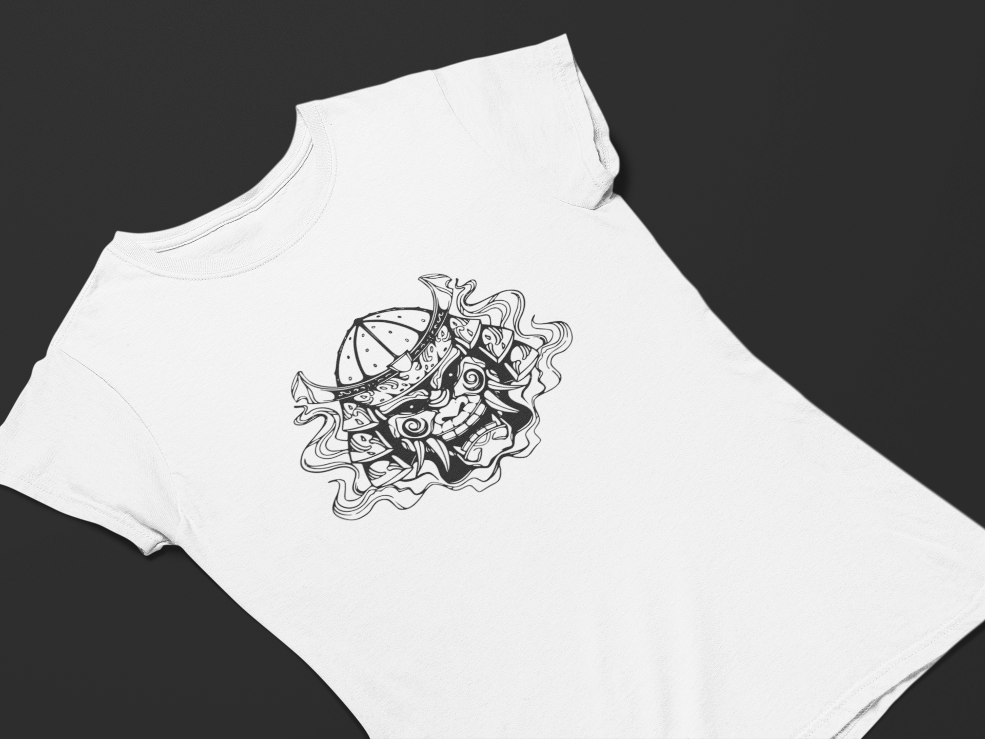 Camiseta Dizbocado Corte BabyLook - Mempo Caveira