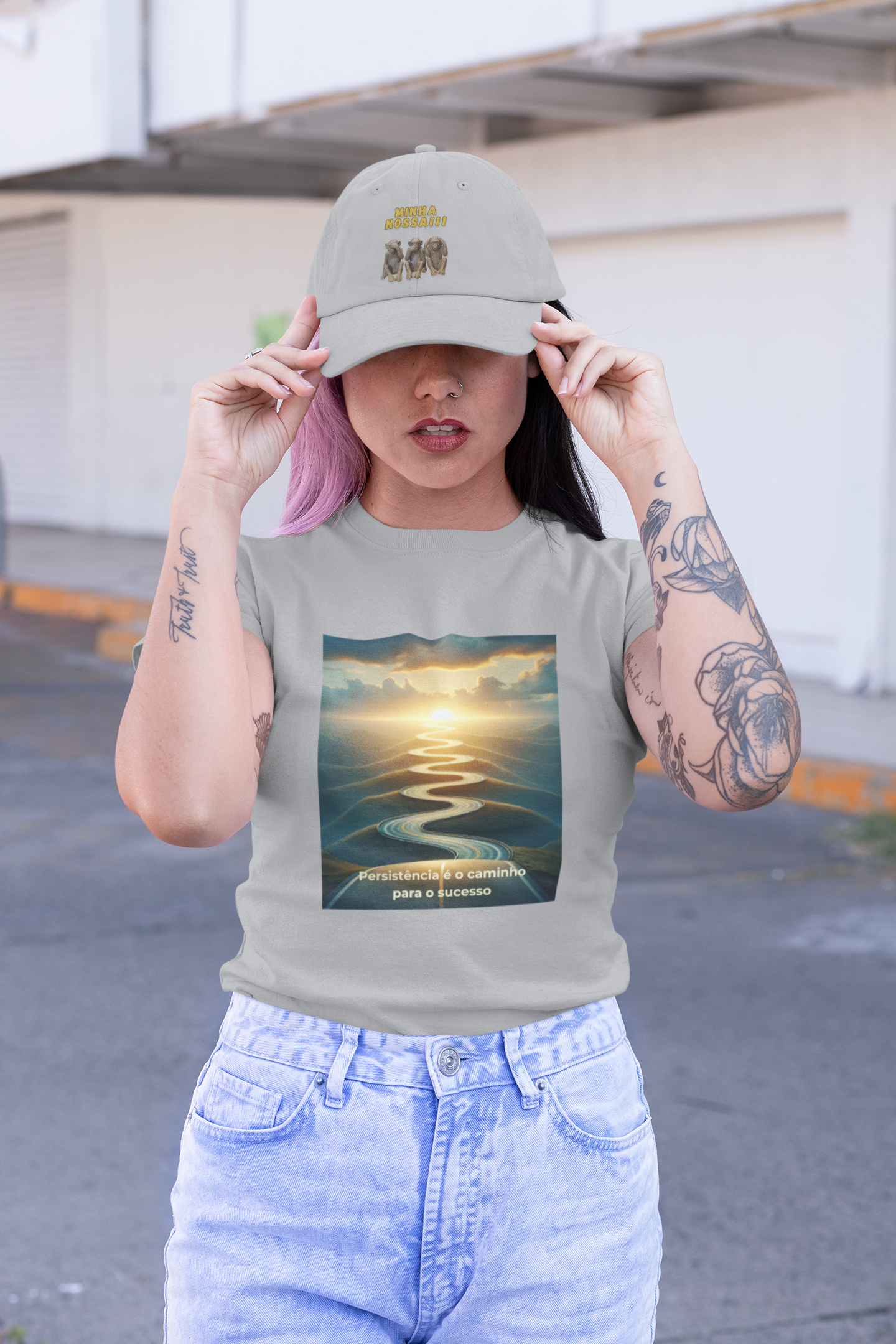 Camiseta feminina caminho para o sucesso