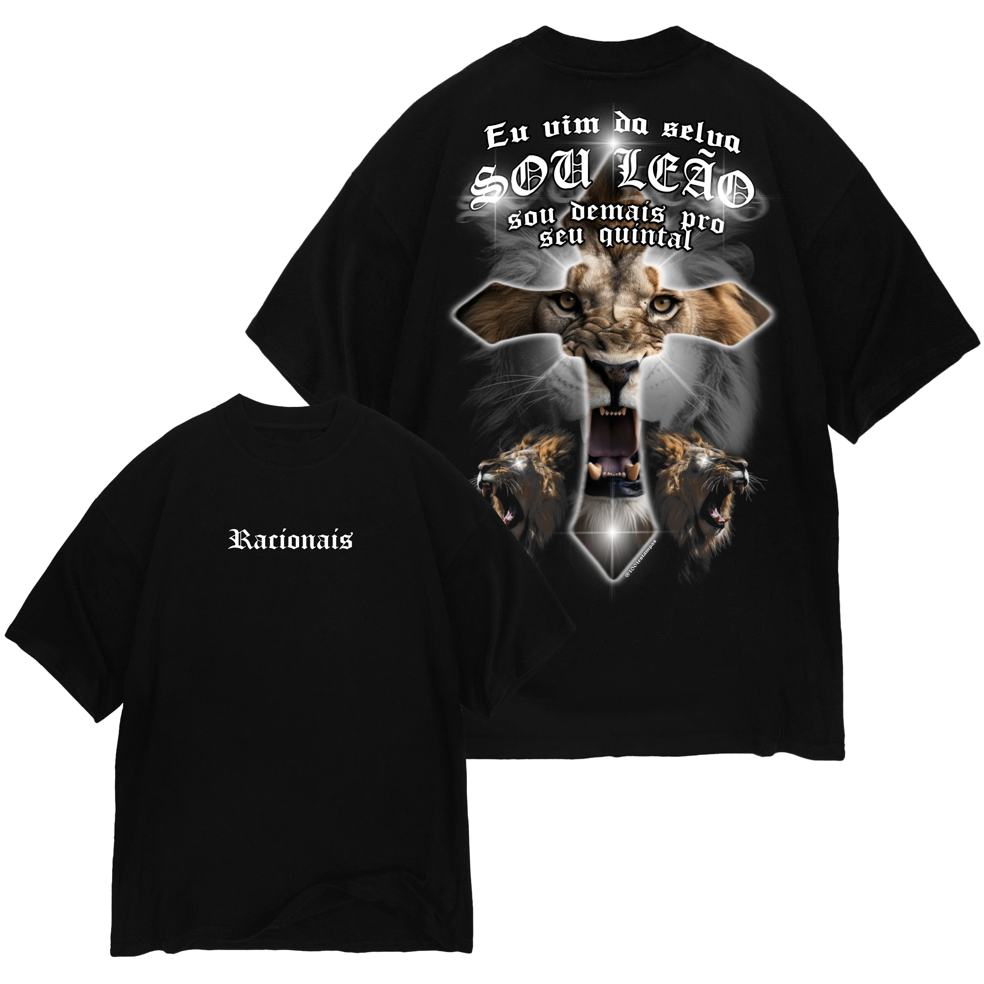 Camiseta Oversized - Eu vim da selva