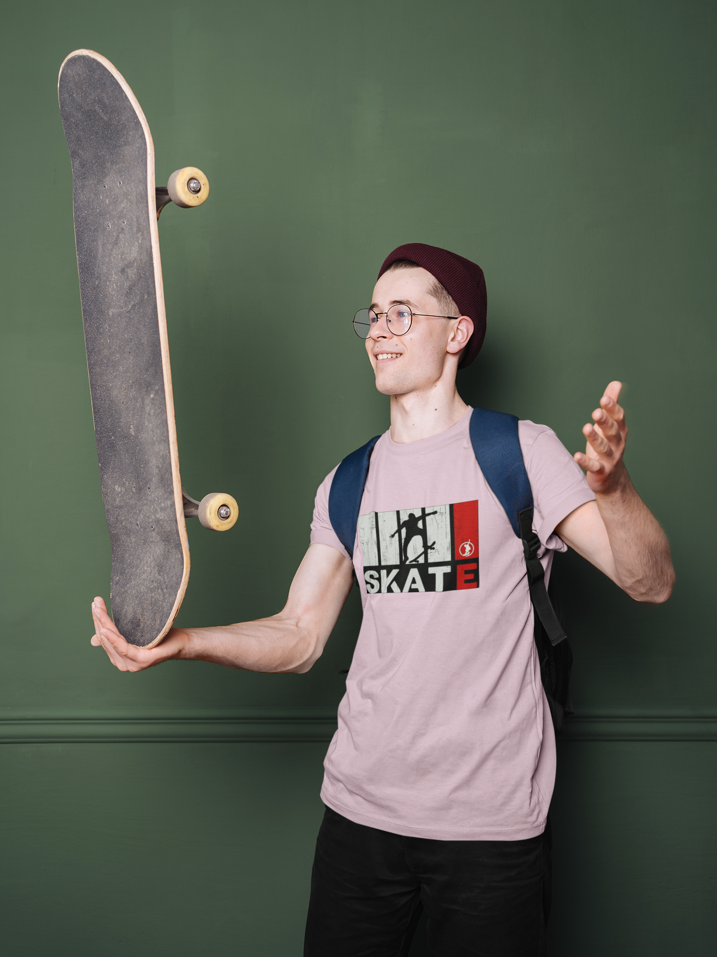 Camiseta Skate SK8 Color