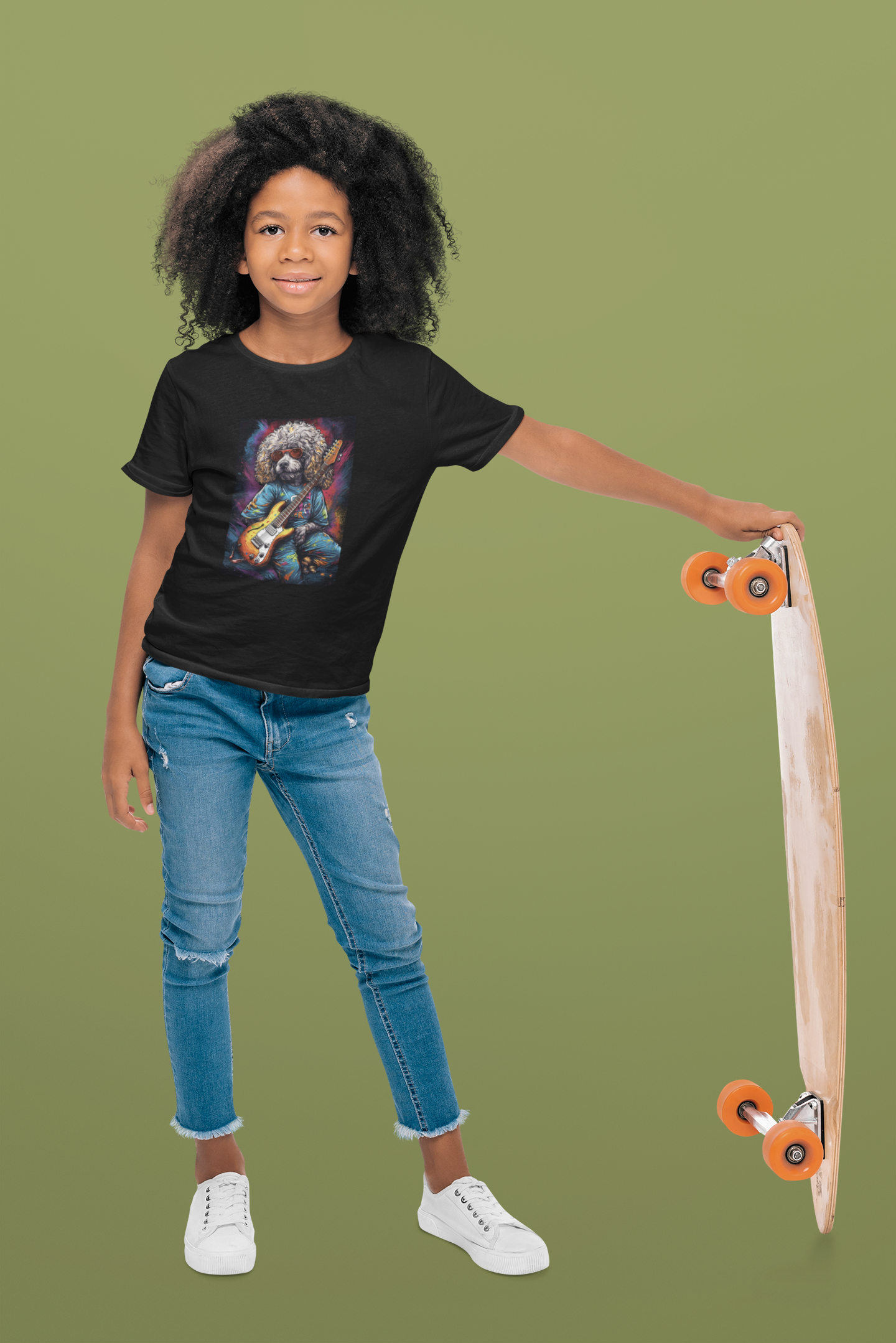 Camiseta Infantil Rock Dog 