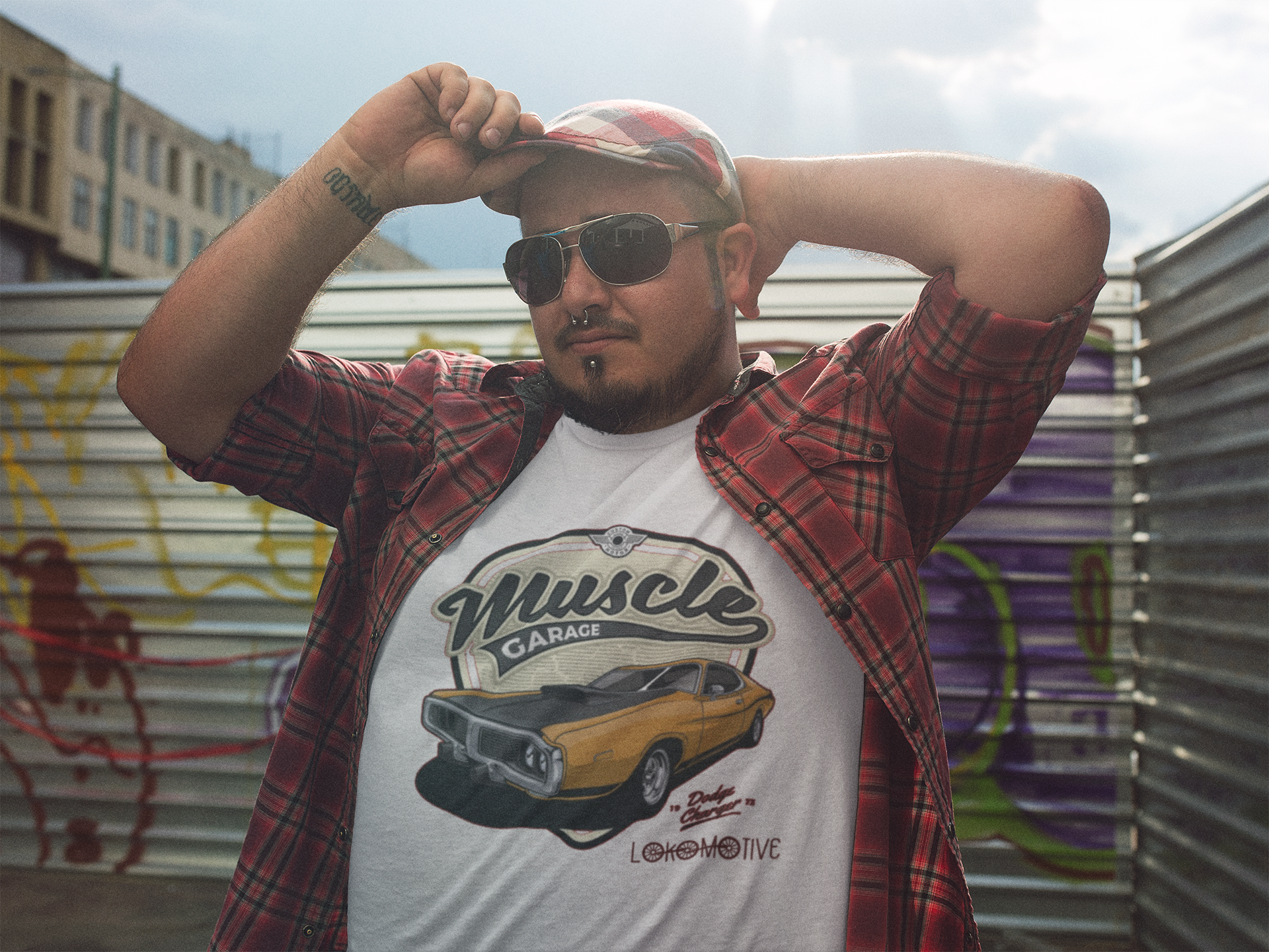 Camiseta Plus Size Dodge Charger