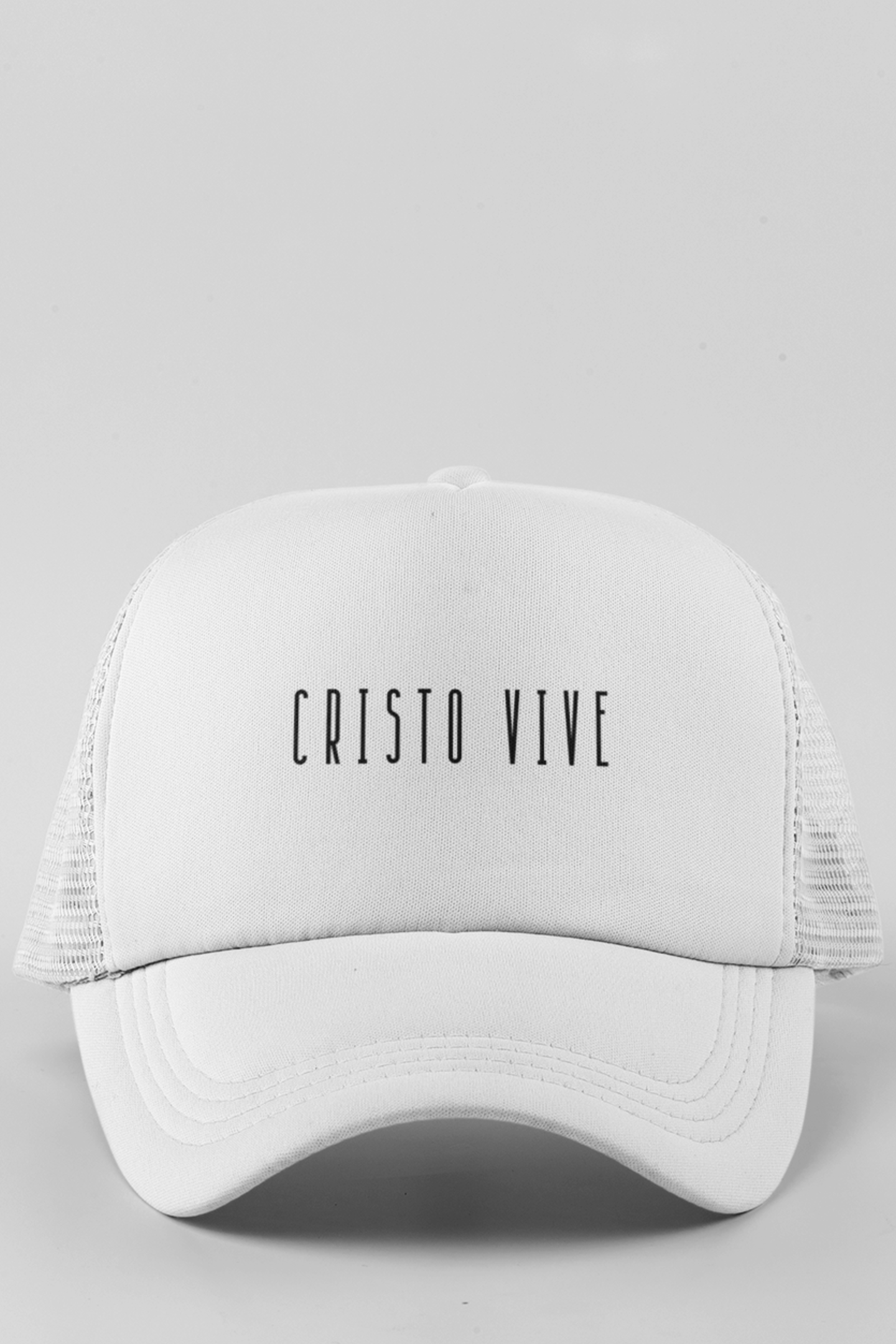 Boné: Cristo Vive Branco