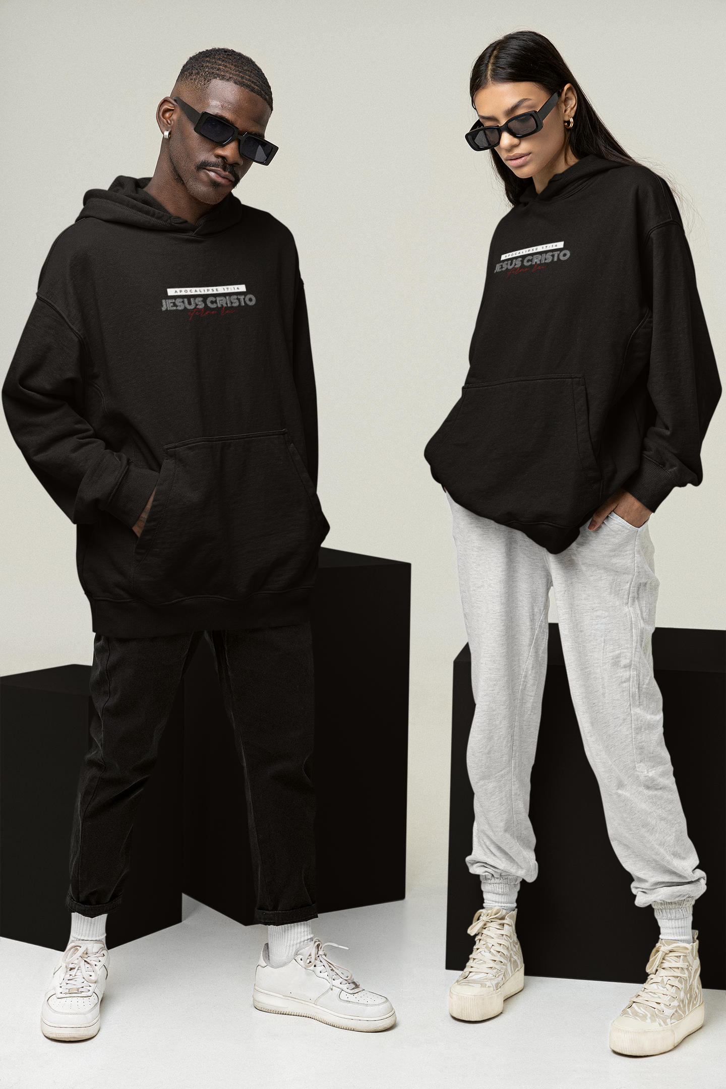 Moletom Canguru: Jesus Cristo